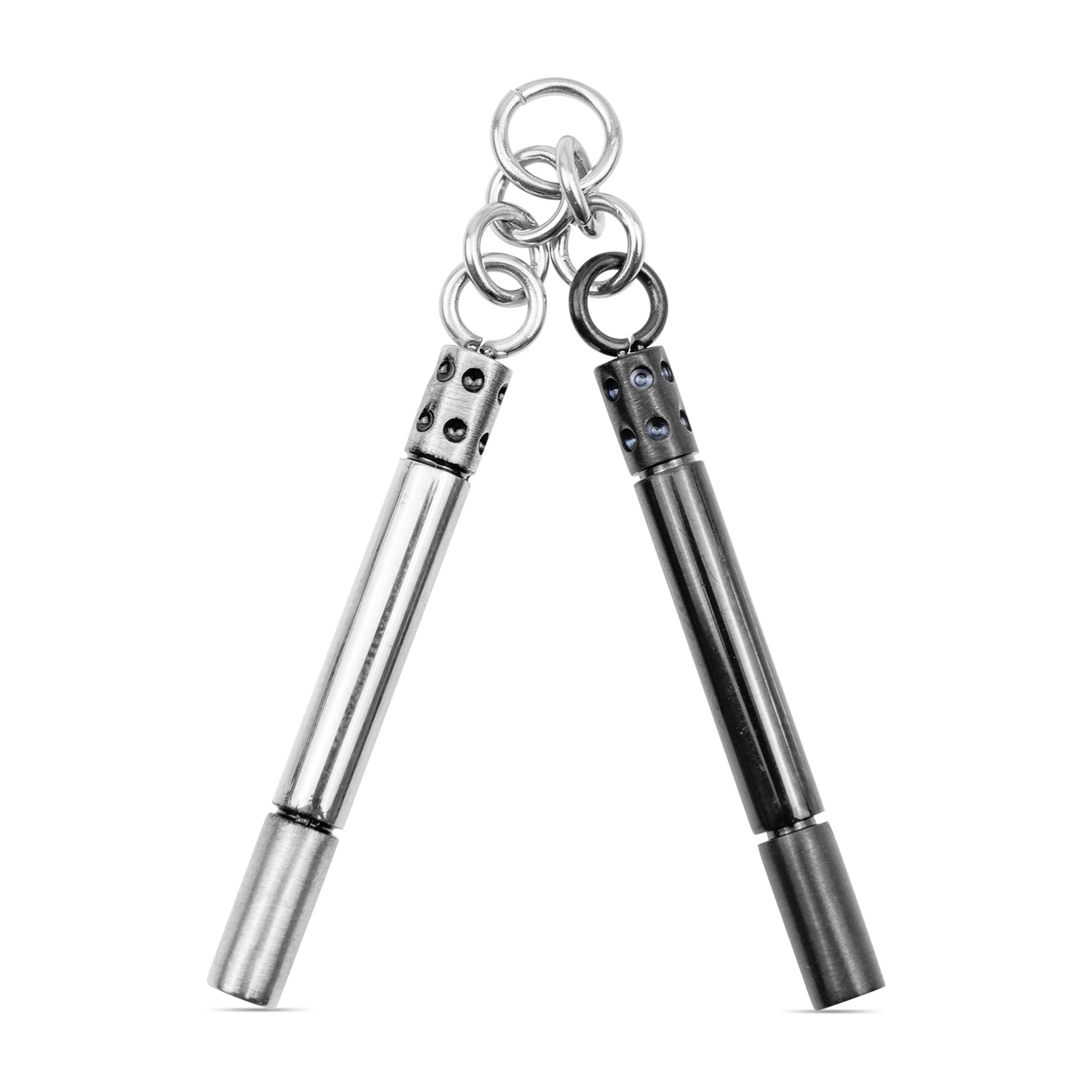 Stainless Steel & Black Nunchucks Pendant / PDJ3222、mySite、dreamappss