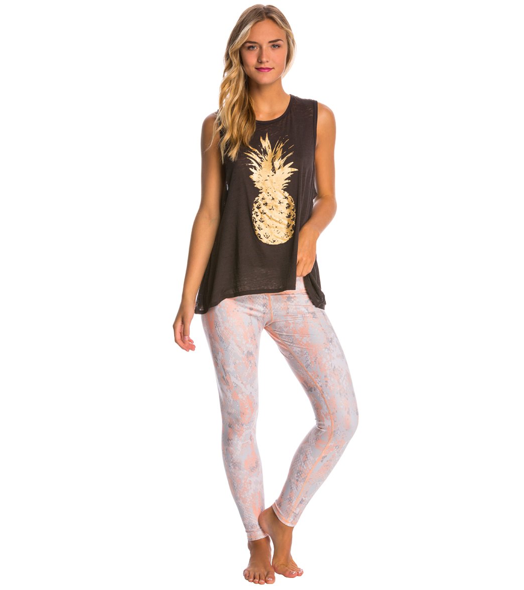 Chaser Golden Pineapple Yoga Shirt、mySite、noshort