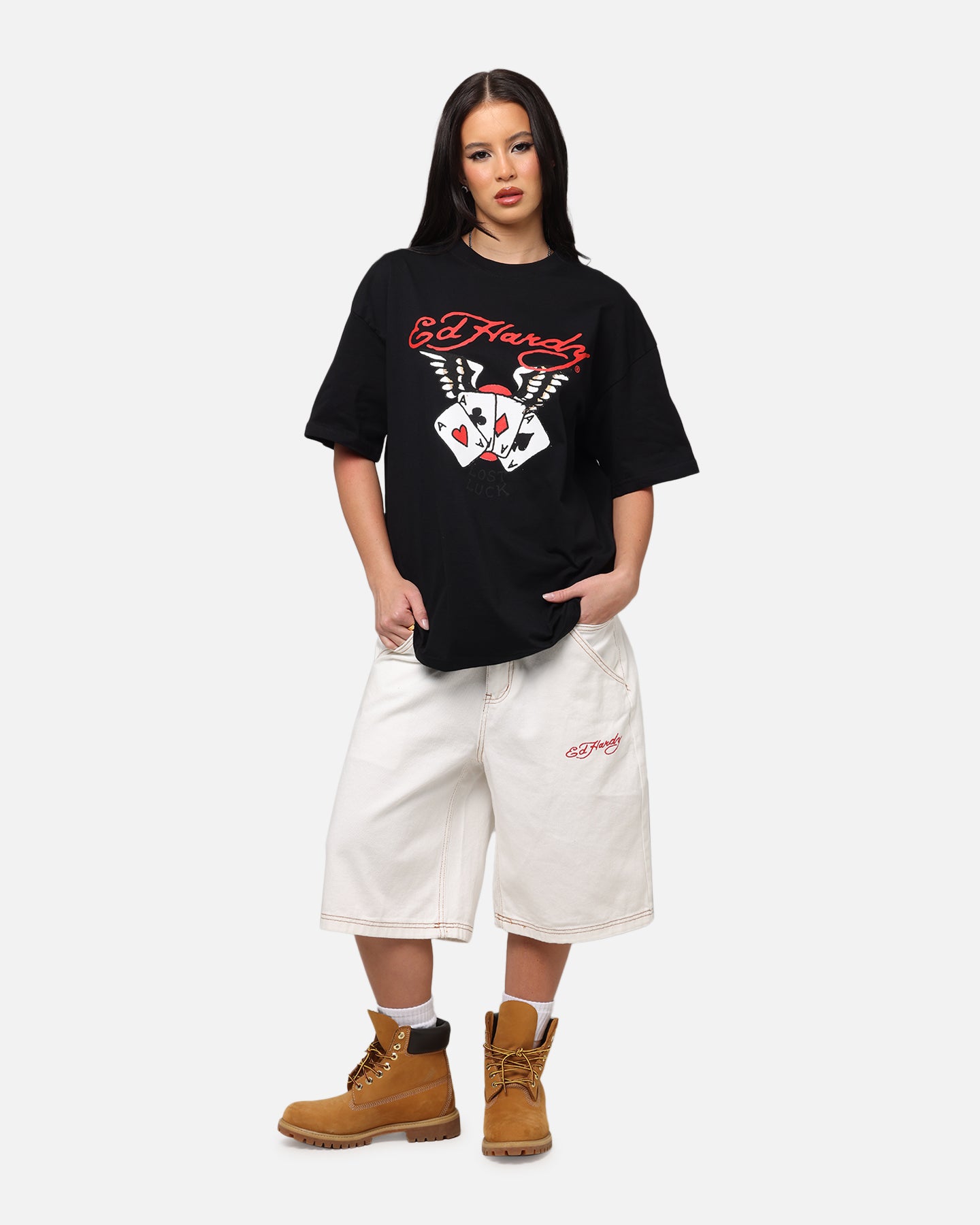 Ed Hardy Lost Luck T-Shirt Black、mySite、zt4zffjzw