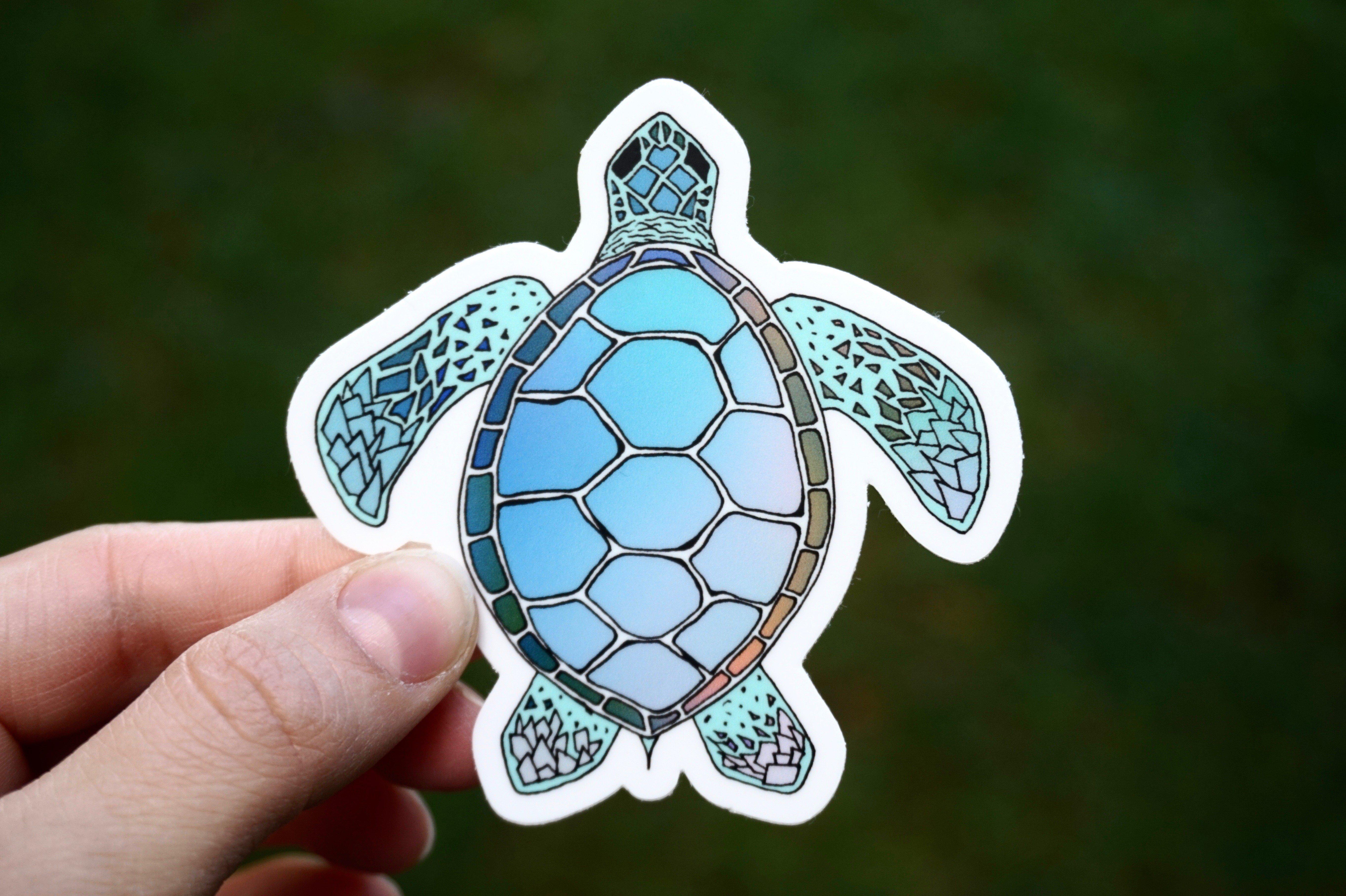  Sea Turtle Sticker、mySite、elrpsem3k