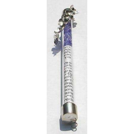 Steven Cooper Sterling Silver Flower Mezuzah、mySite、topwebapps