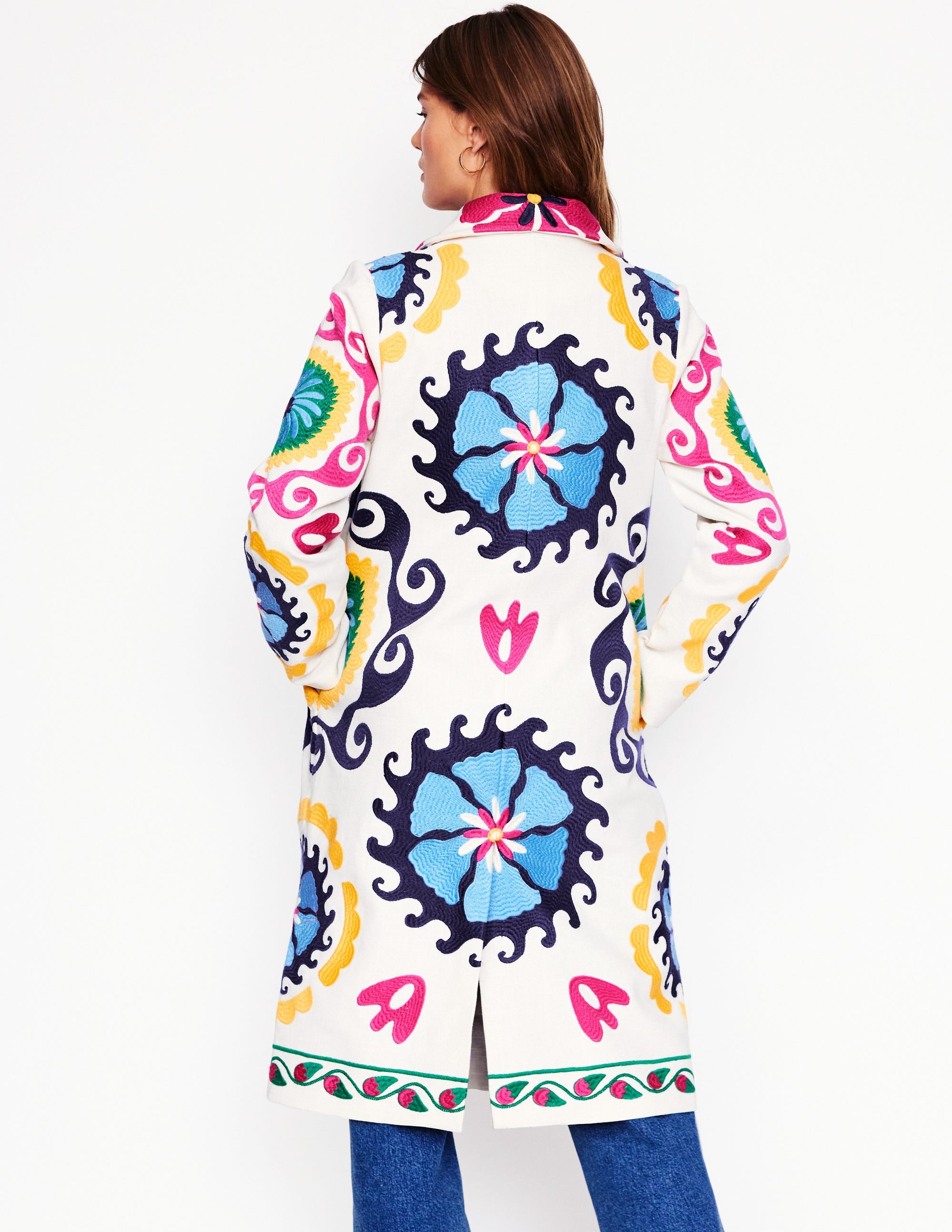  Embroidered Souvenir Coat-Multi, Ornamental Wave、mySite、ashleygrahame
