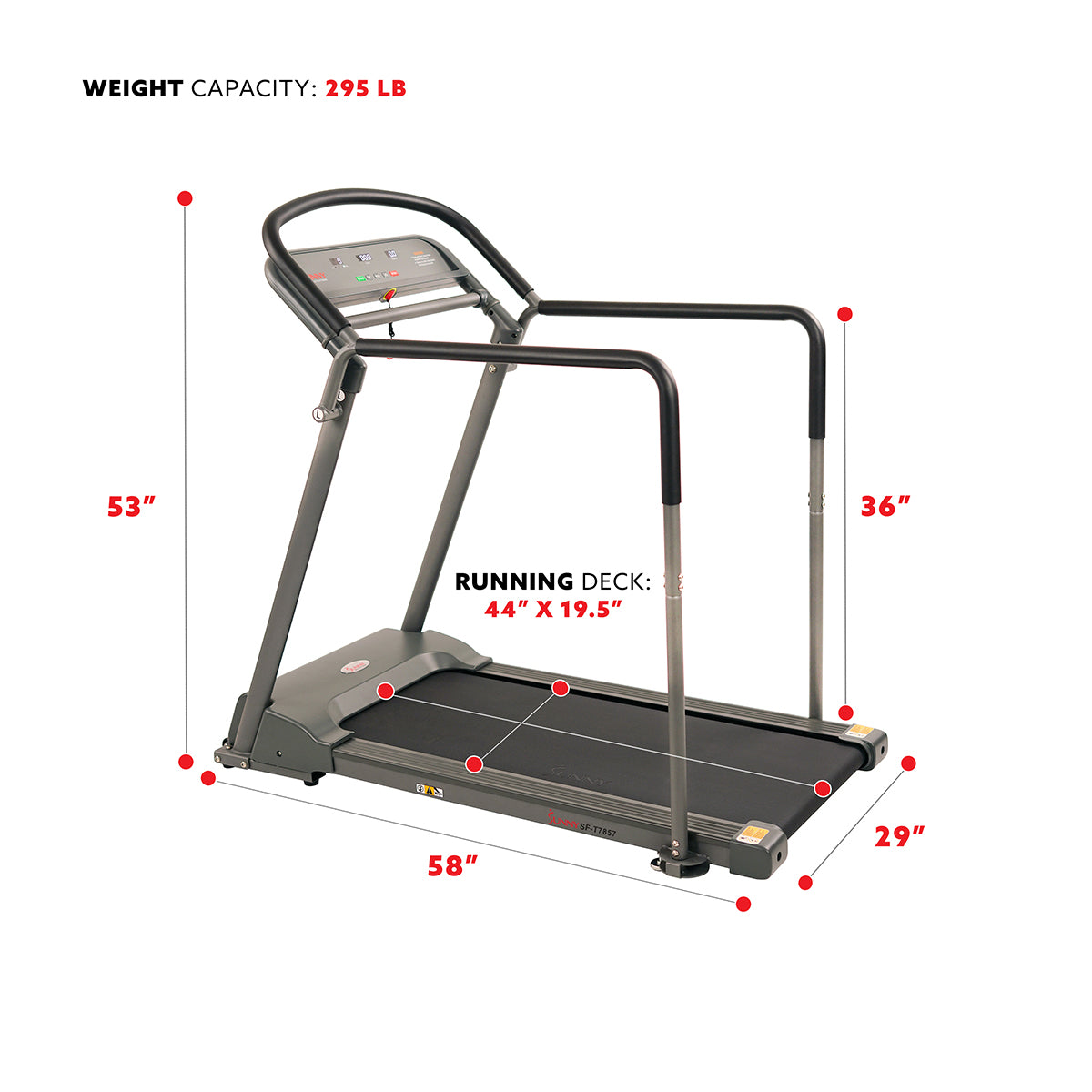  Recovery Walking Treadmill with Handrails & Low Deck、mySite、ghnorth