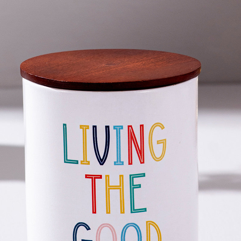 Stainless Steel Good Life Jar | White、mySite、camillekostekn