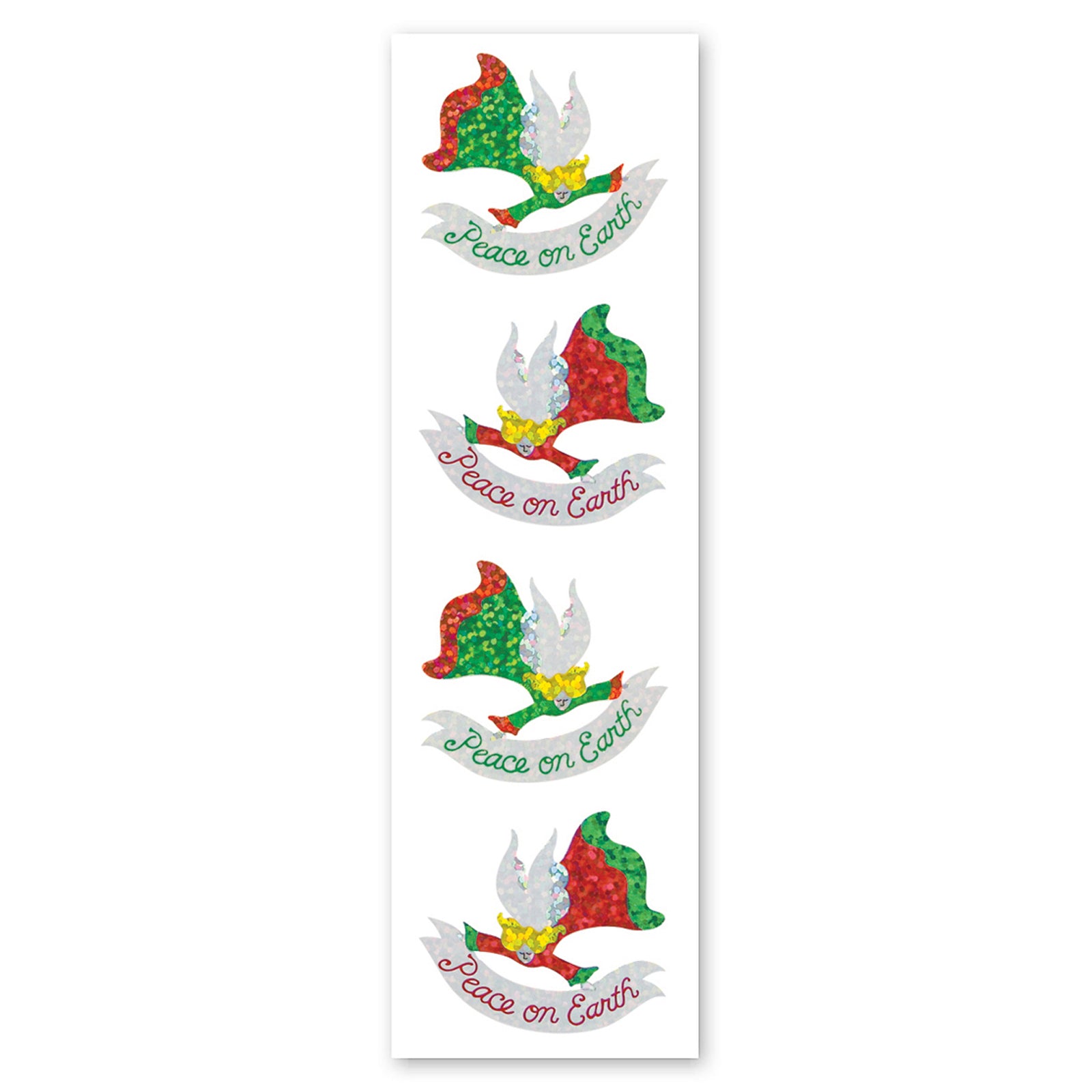  Angel & Peace on Earth Sparkly Prismatic Stickers - Packaged、mySite、ghnorth