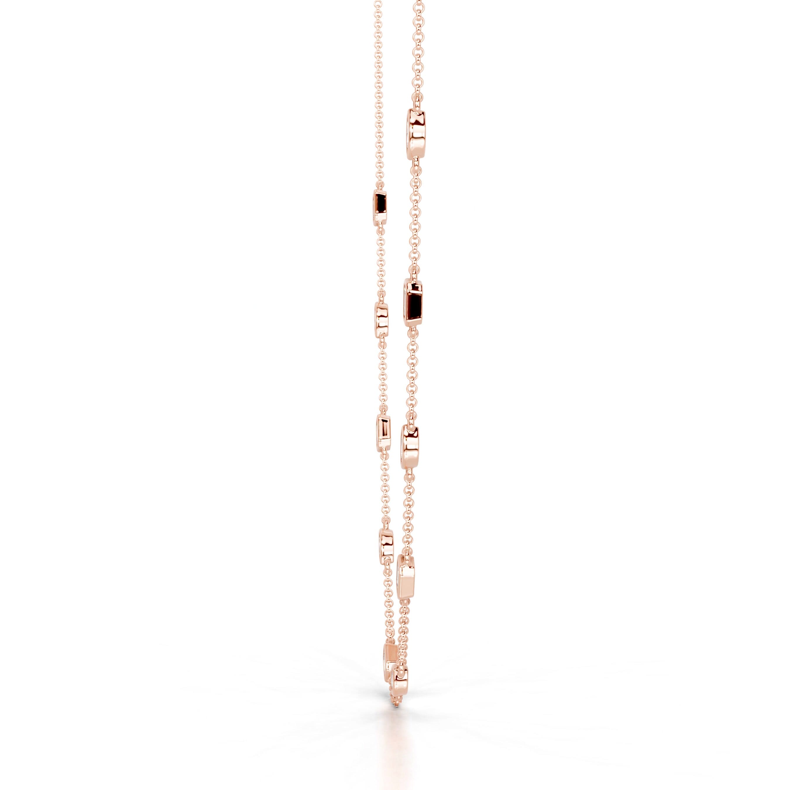 Leonie Diamond Collier - 14K Rose Gold、mySite、hinf8tx79