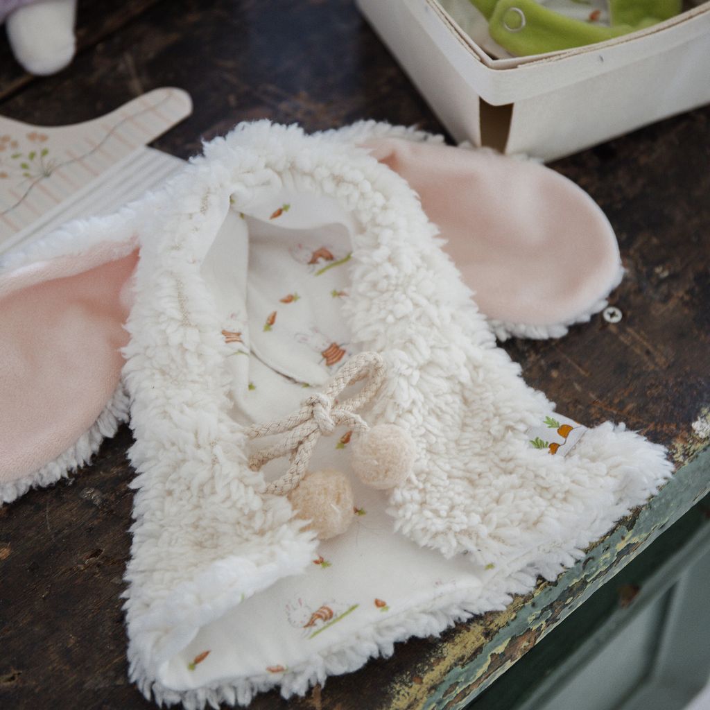 RETIRED - Kiddo's Closet Bunny Cape - Cream、mySite、g9winljtr