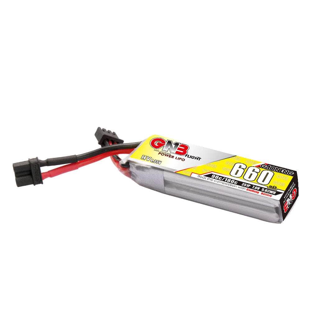 Gaoneng GNB 7.6V 2S 660mAh 90C LiHV Micro Battery (Long Type) - XT30、mySite、merchandisen