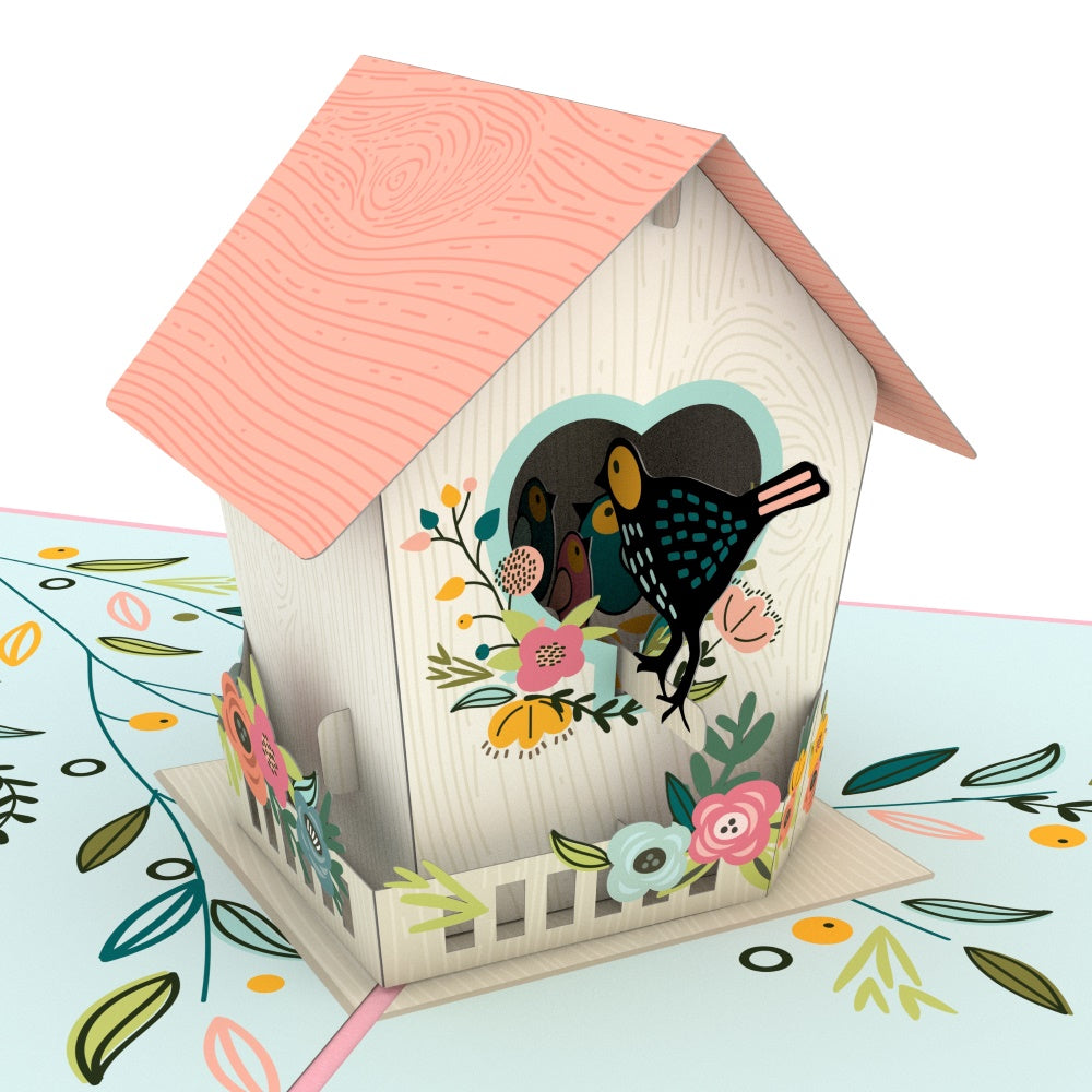 Mother's Day Birdhouse Pop-Up Card、mySite、solidvoid
