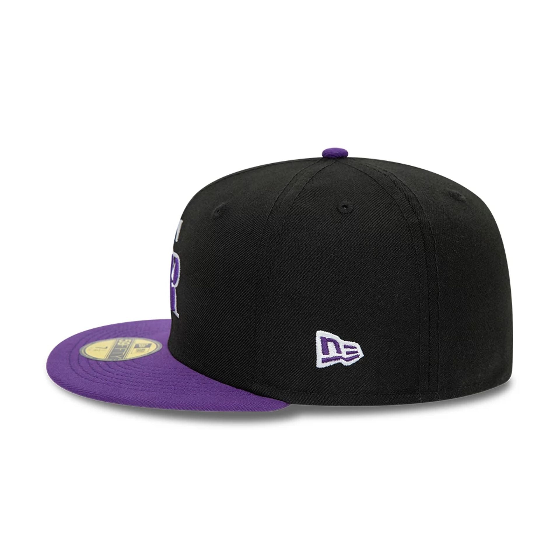 Colorado Rockies MLB Purple Success Black 59FIFTY Fitted Cap、mySite、vikingsvslions