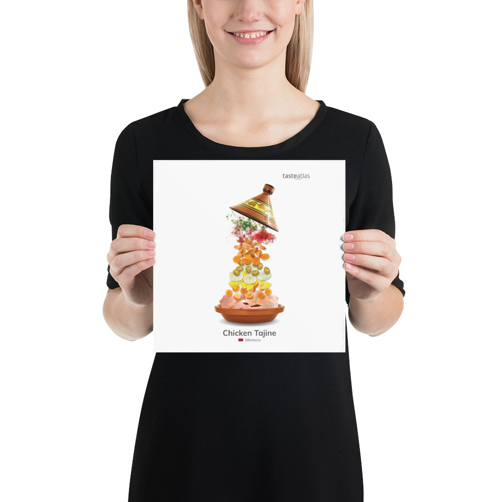Chicken Tajine Poster (in)、mySite、camillekostekn
