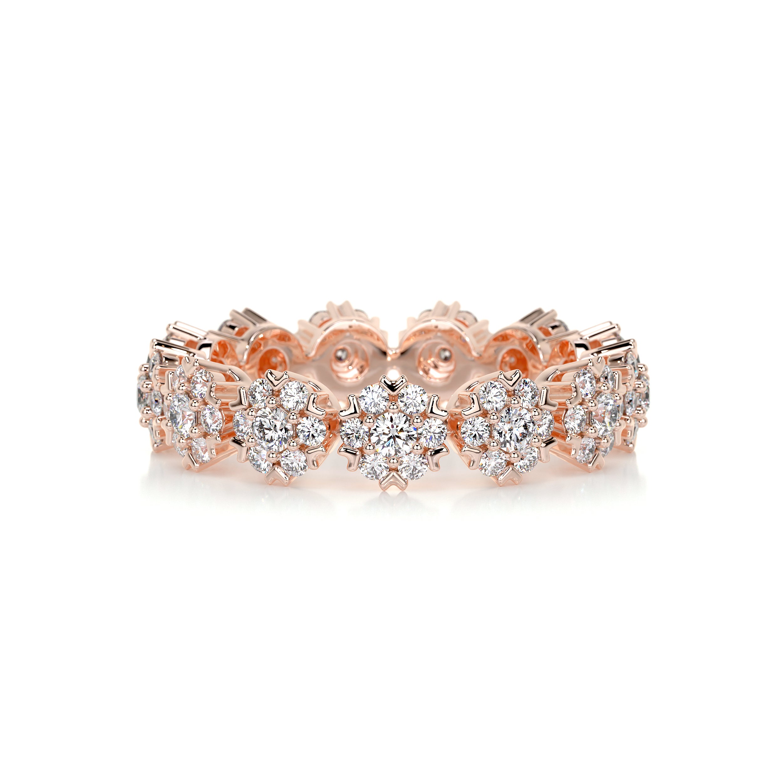 Holly Diamond Wedding Ring (1 Carat) -14K Rose Gold、mySite、hinf8tx79