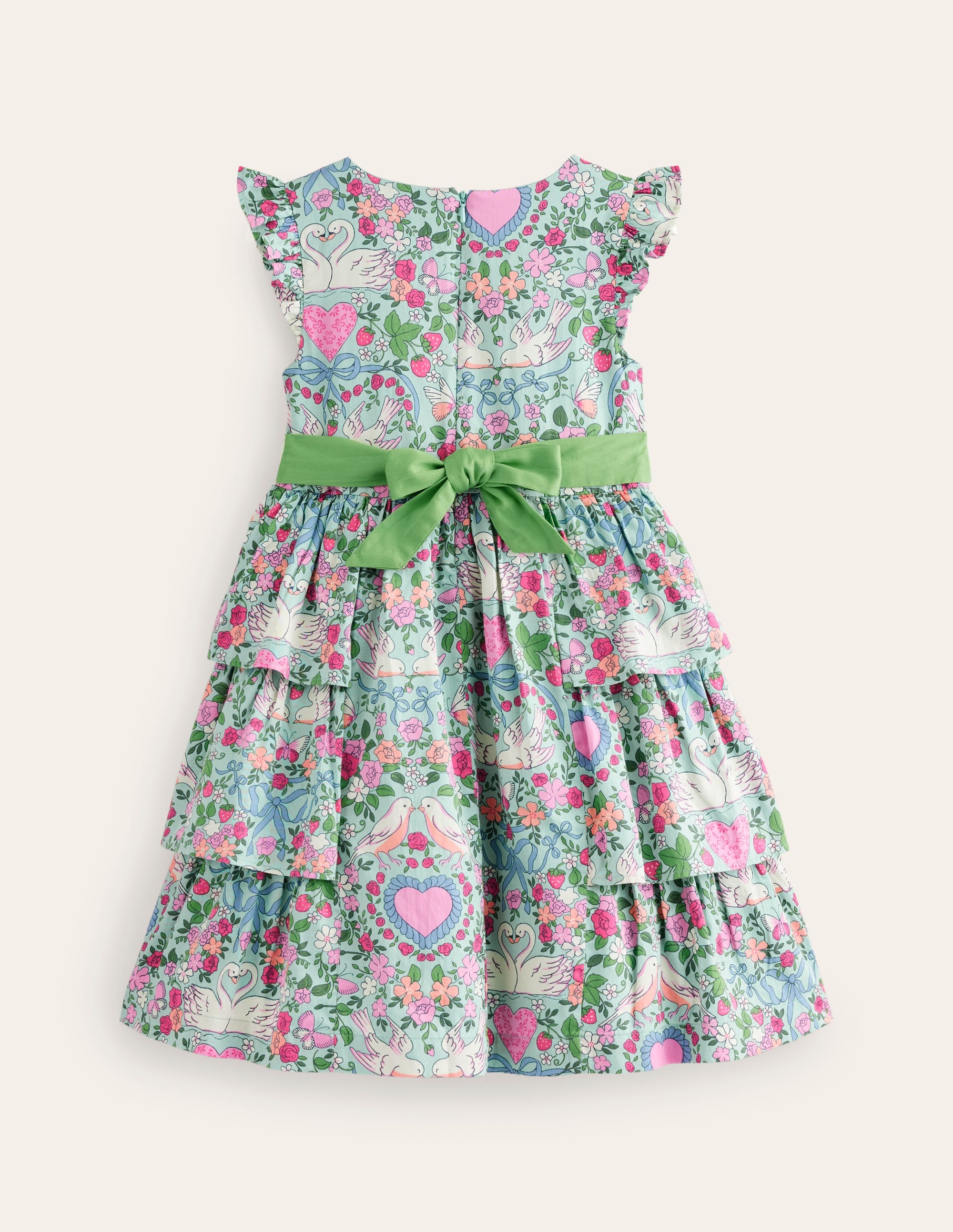  Heritage Party Dress-Green Love Birds、mySite、ashleygrahame
