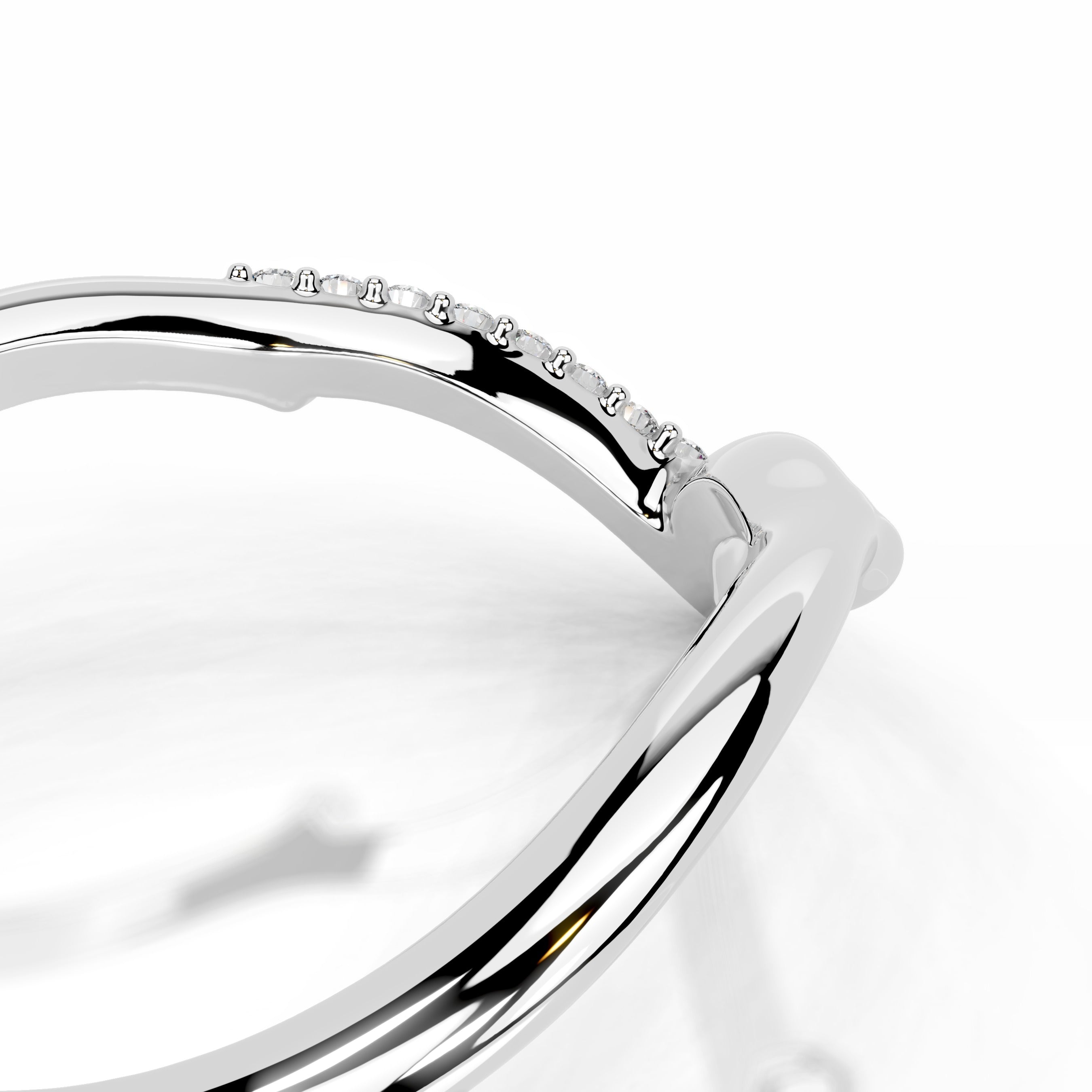 Sparkling brunch Lab Grown Diamond Wedding band - Platinum、mySite、hinf8tx79