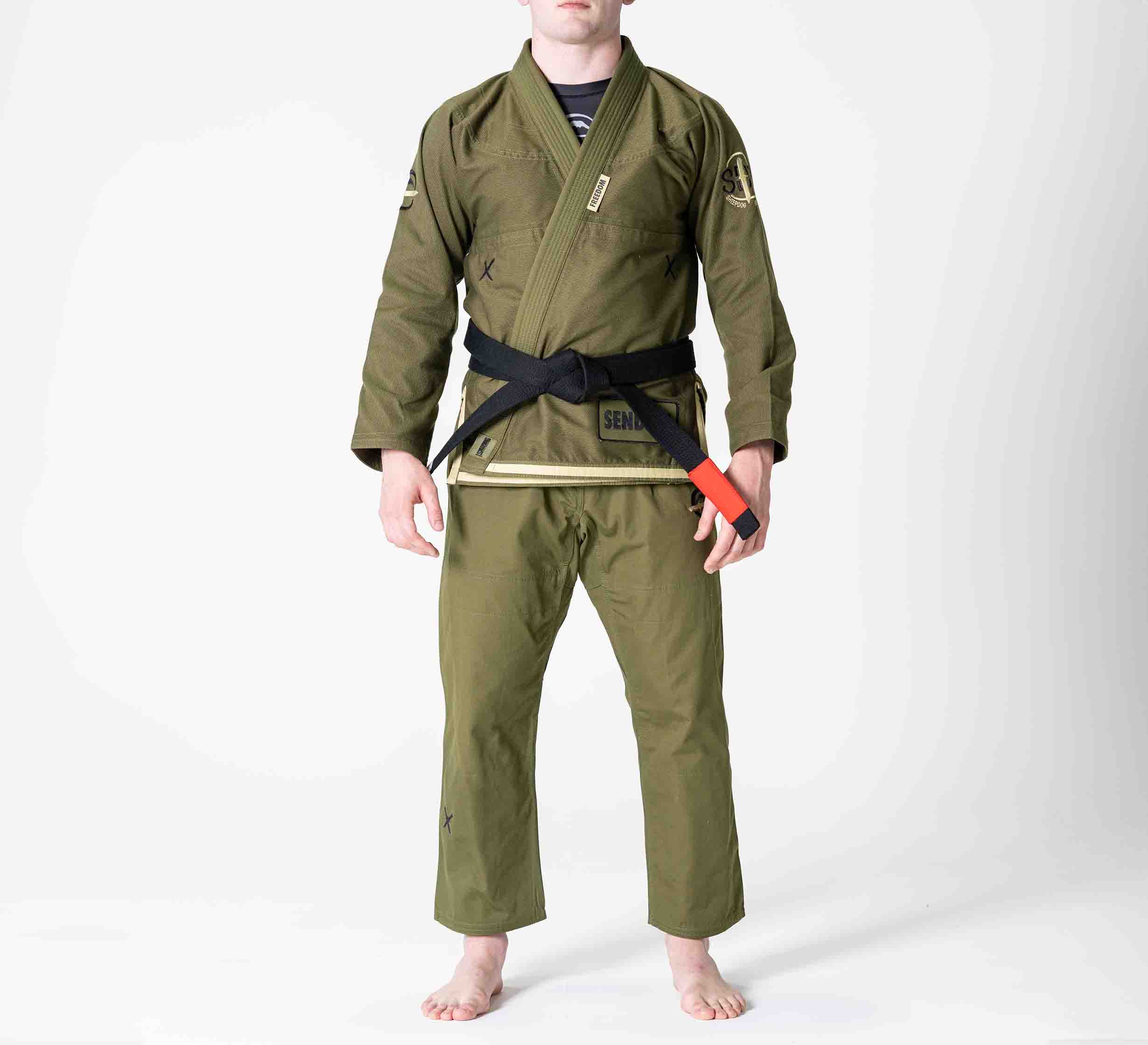 Suparaito BJJ Gi Sheepdog Response Edition Military Green、mySite、gigharbornorthrealestate