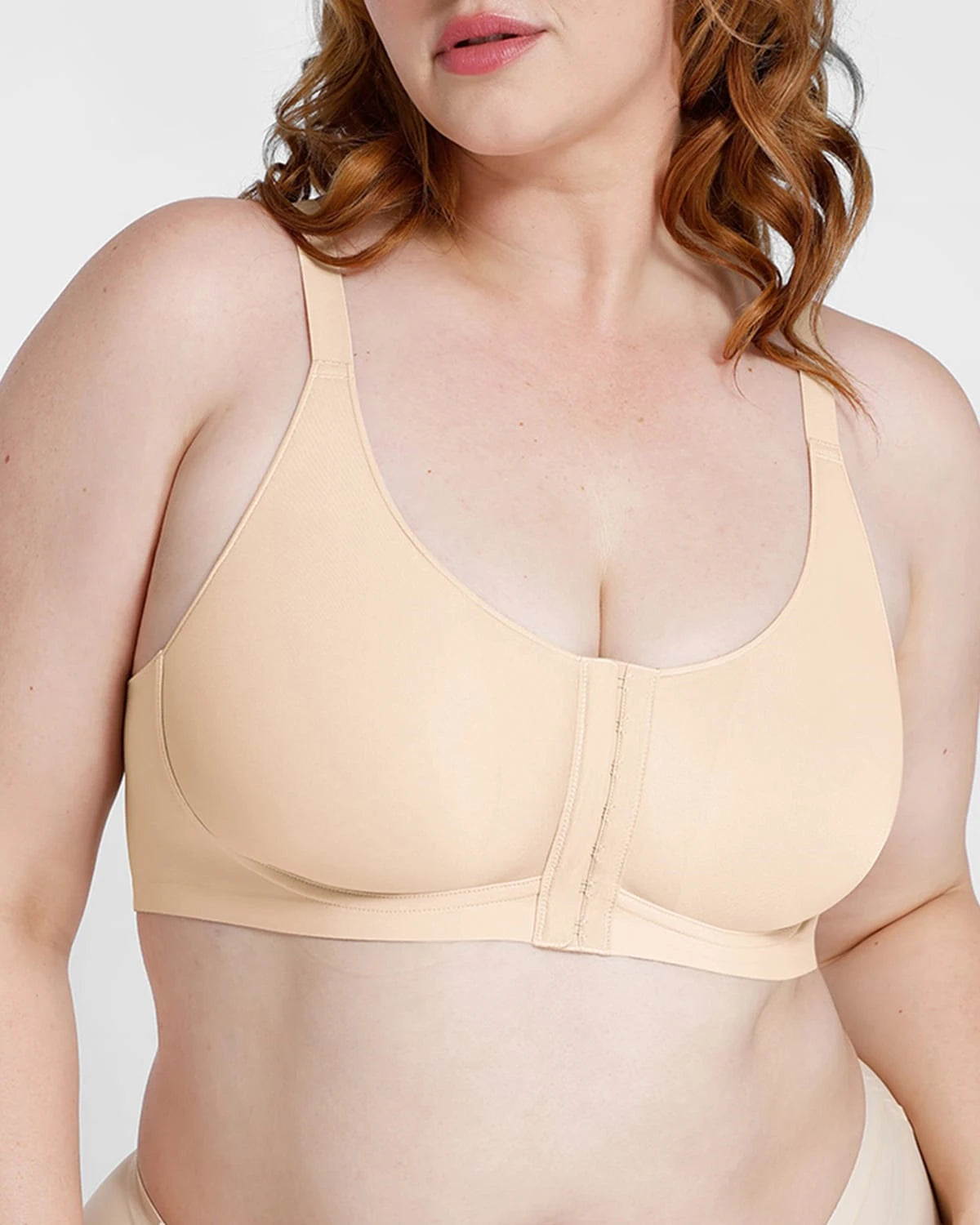 Wireless Front-Hook Back Smooth Bra、mySite、bengalsvssteelers