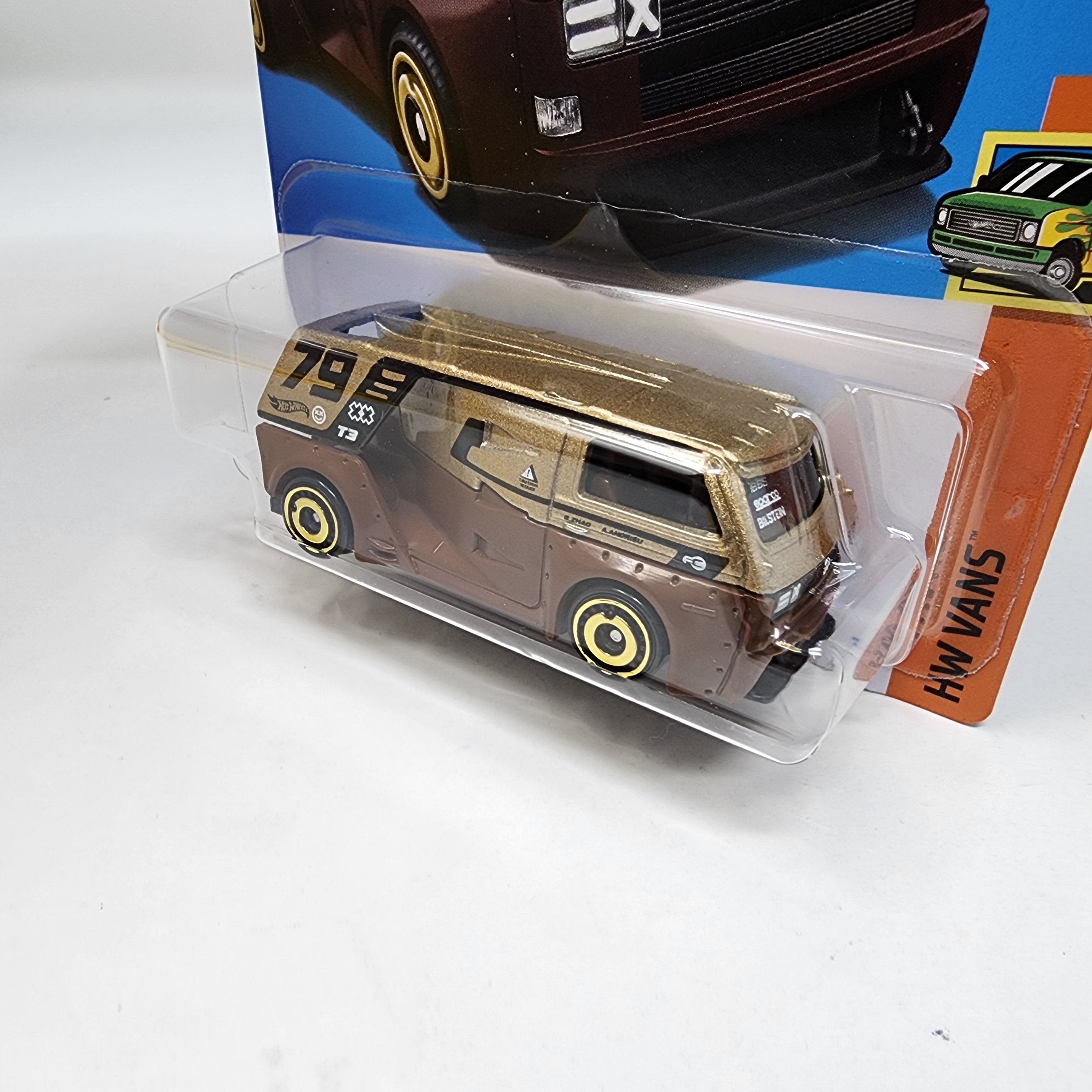VW T3 Custom #227 * Brown * 2024 Hot Wheels Case Q、mySite、hgirdovlk