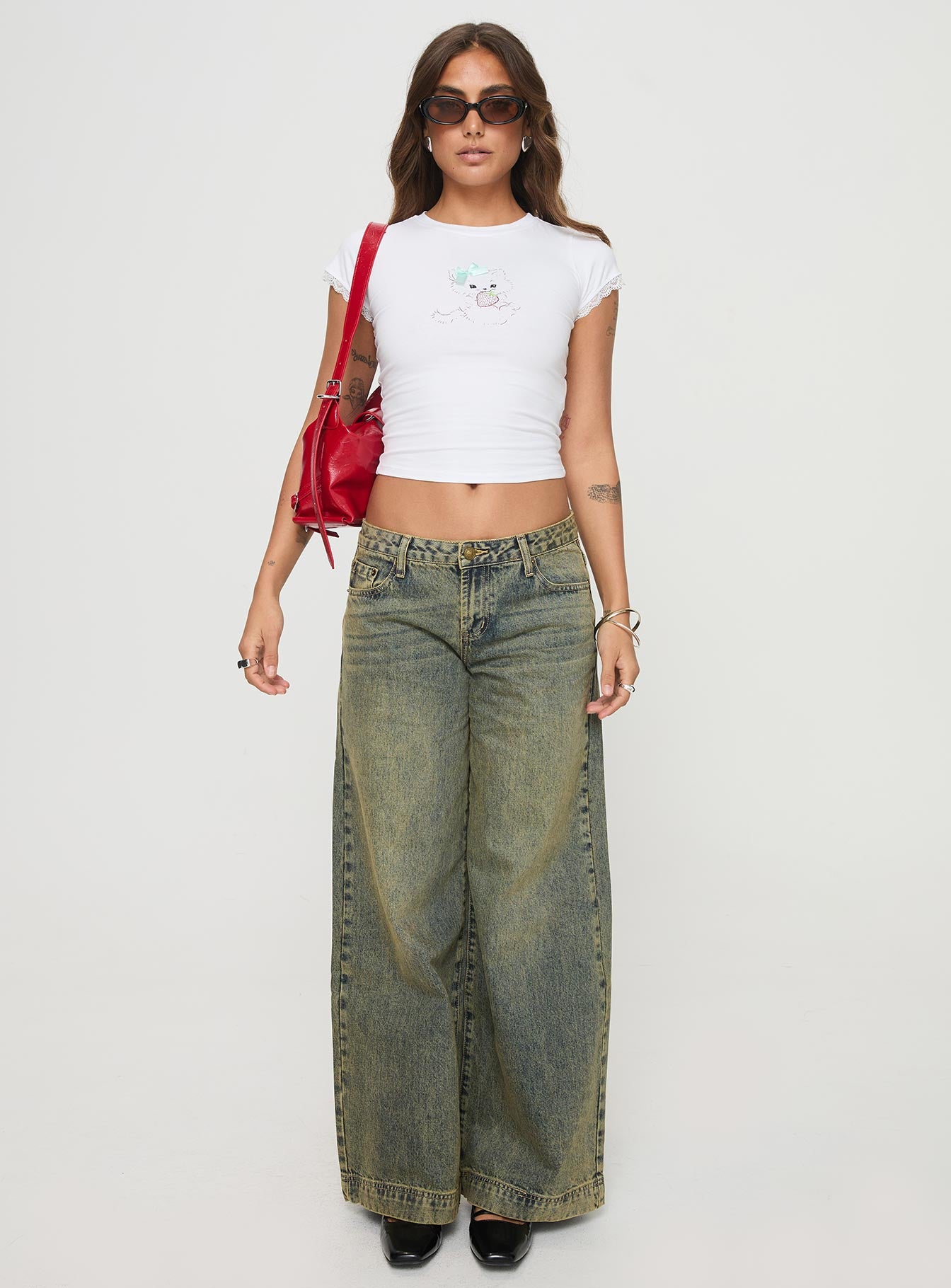 Izzy Cat Top White、mySite、solidvoid