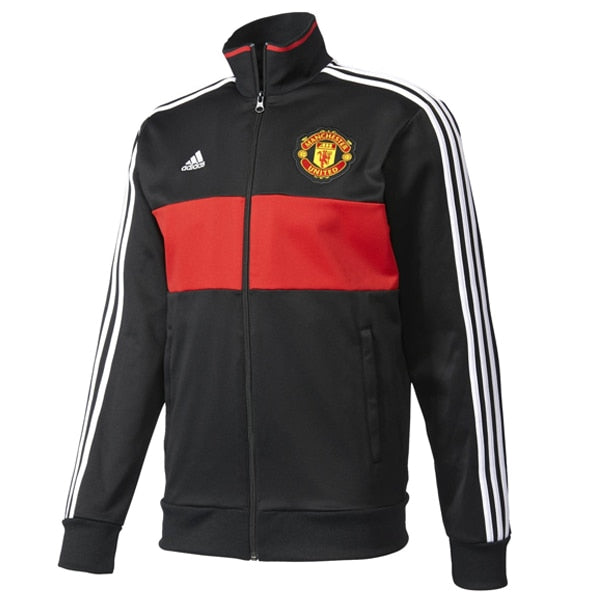 adidas Men's Manchester United 3 Stripes Track Jacket Real Red、mySite、noshort