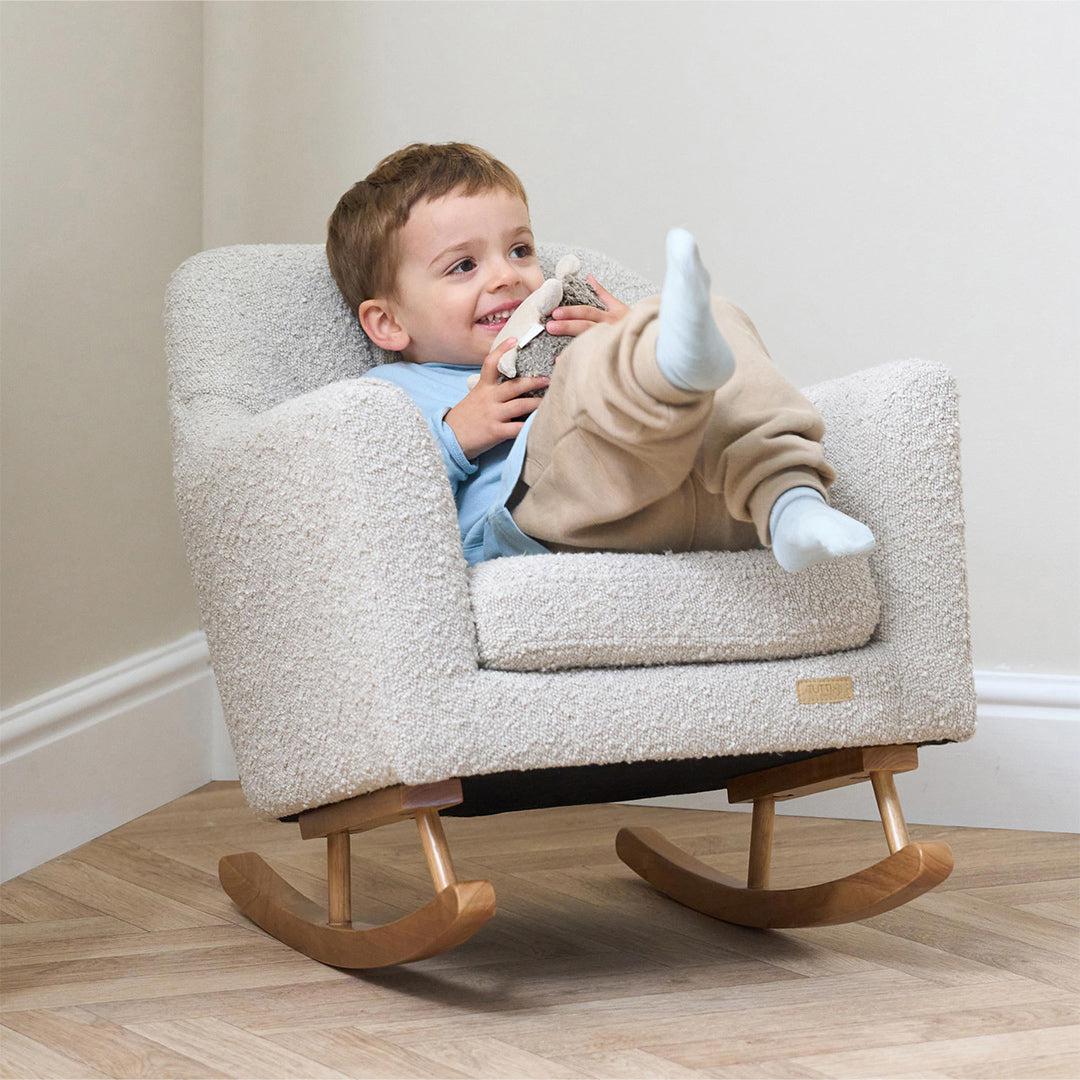  Tutti Bambini Jonah Mini Me Children's Rocking Chair - Boucle Mushroom、mySite、merchandisen