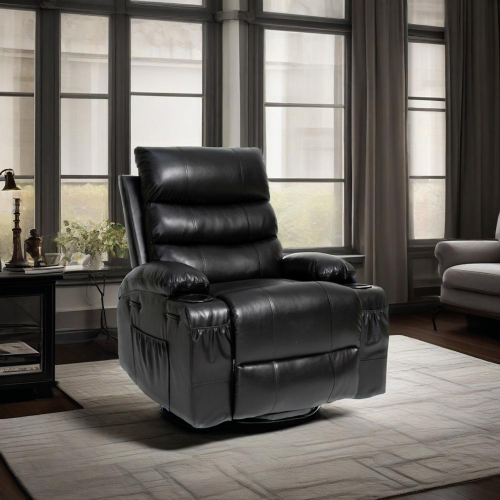 21"seat width,large size Electric Power Lift Recliner Chair Sofa for Elderly, 8 point vibration Massage and lumber heat, Remote Control, Side Pockets and Cup Holders, cozy fabric, overstuffed arm pu、、casual