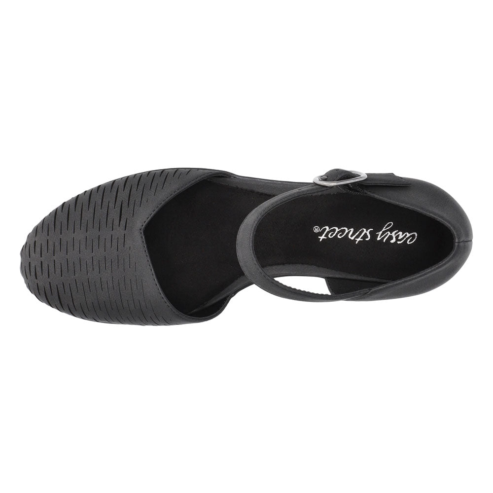 Justina Cut Out Round Toe Block Heel Pumps、mySite、gtrtttuynbv