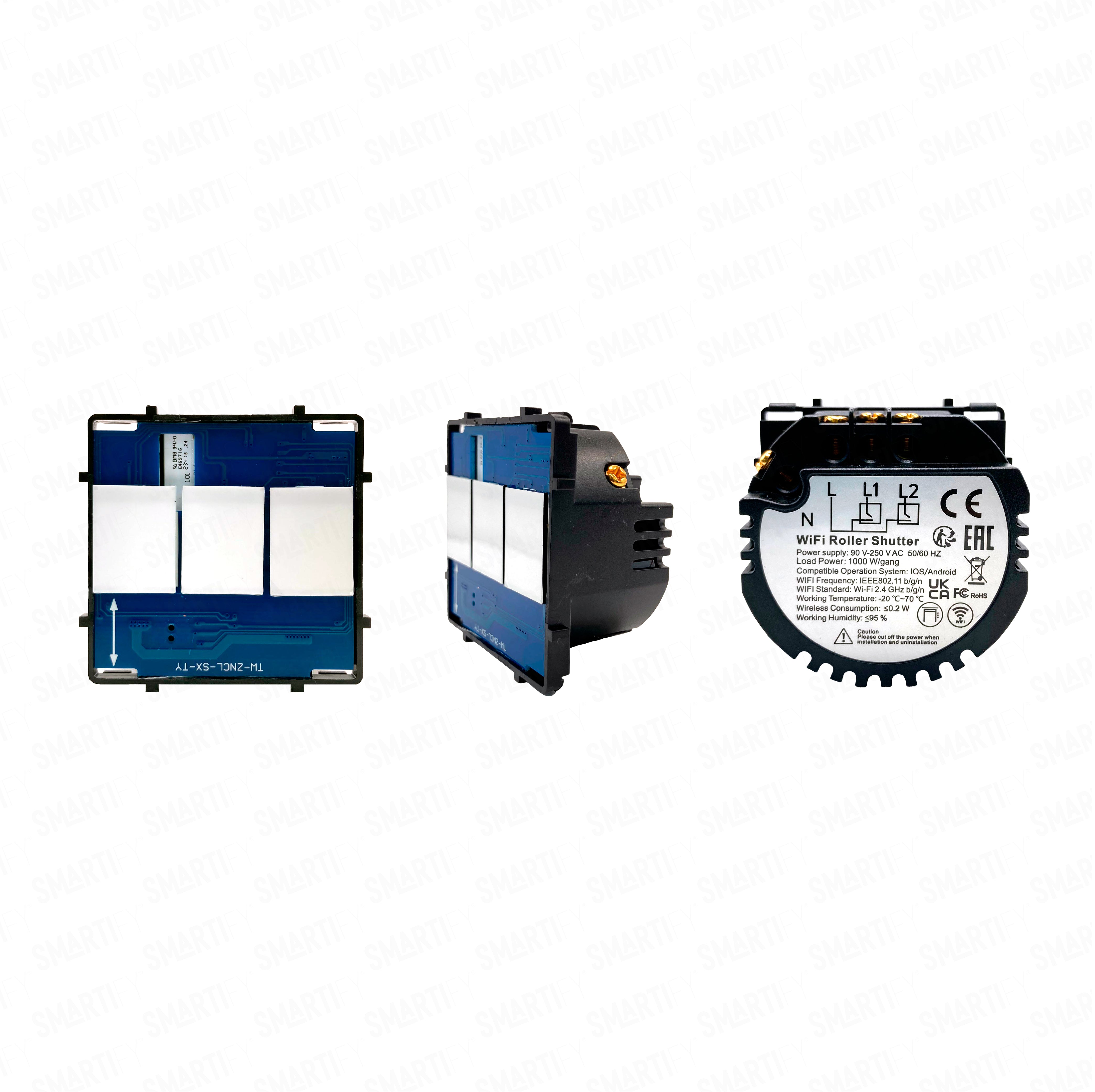 Smartify vPRO Módulo de Estores Inteligente Wifi (com neutro) - SYPMESWF、mySite、fannypackpong