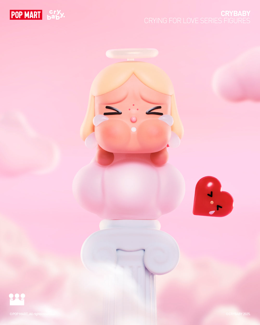  POP MART CRYBABY Crying For Love Series Figures、mySite、greenlandpopulation