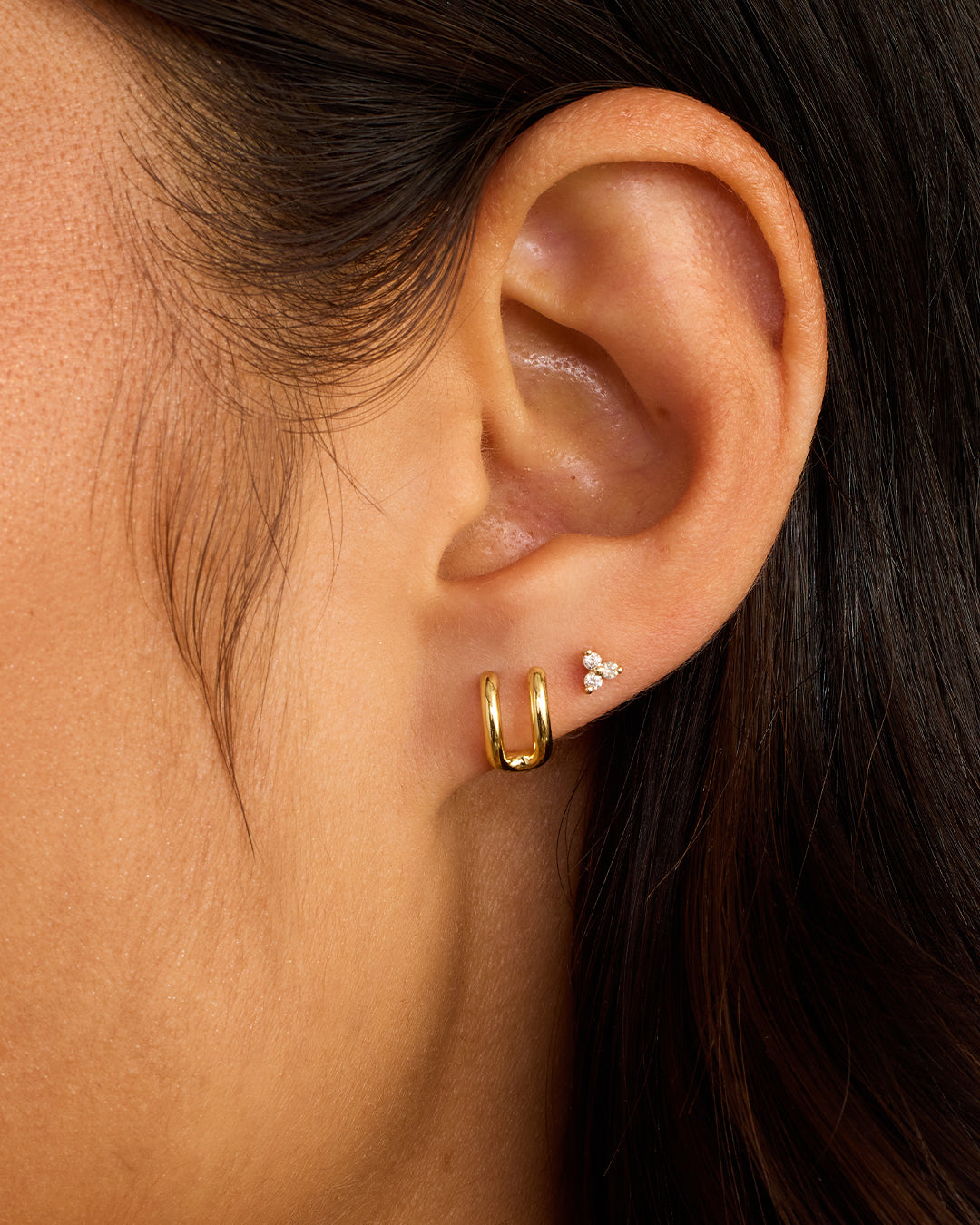 Alphabet Single Huggie、mySite、hinf8tx79