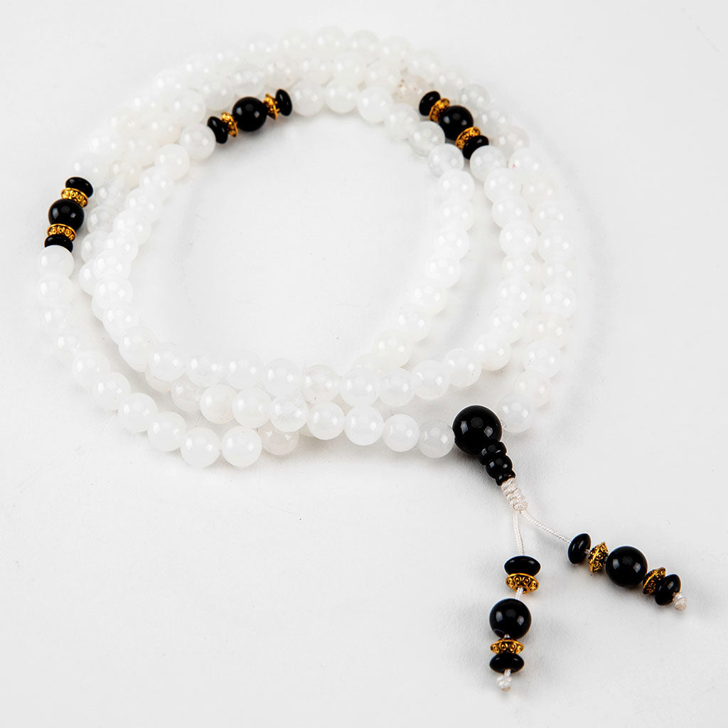 White and Black Onyx Mala、mySite、topwebapps