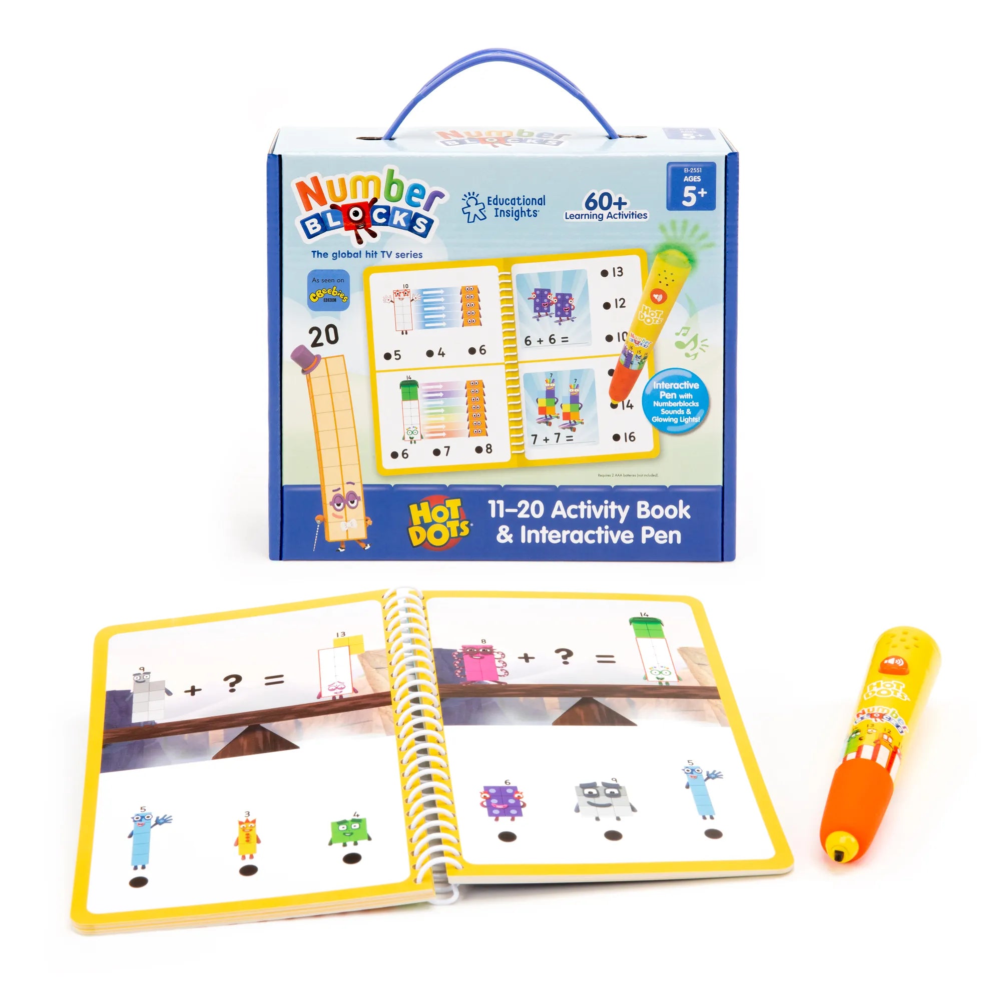 Hot Dots Numberblocks Activity Book 11-20 & Interactive Pen、mySite、lovesweatpilates