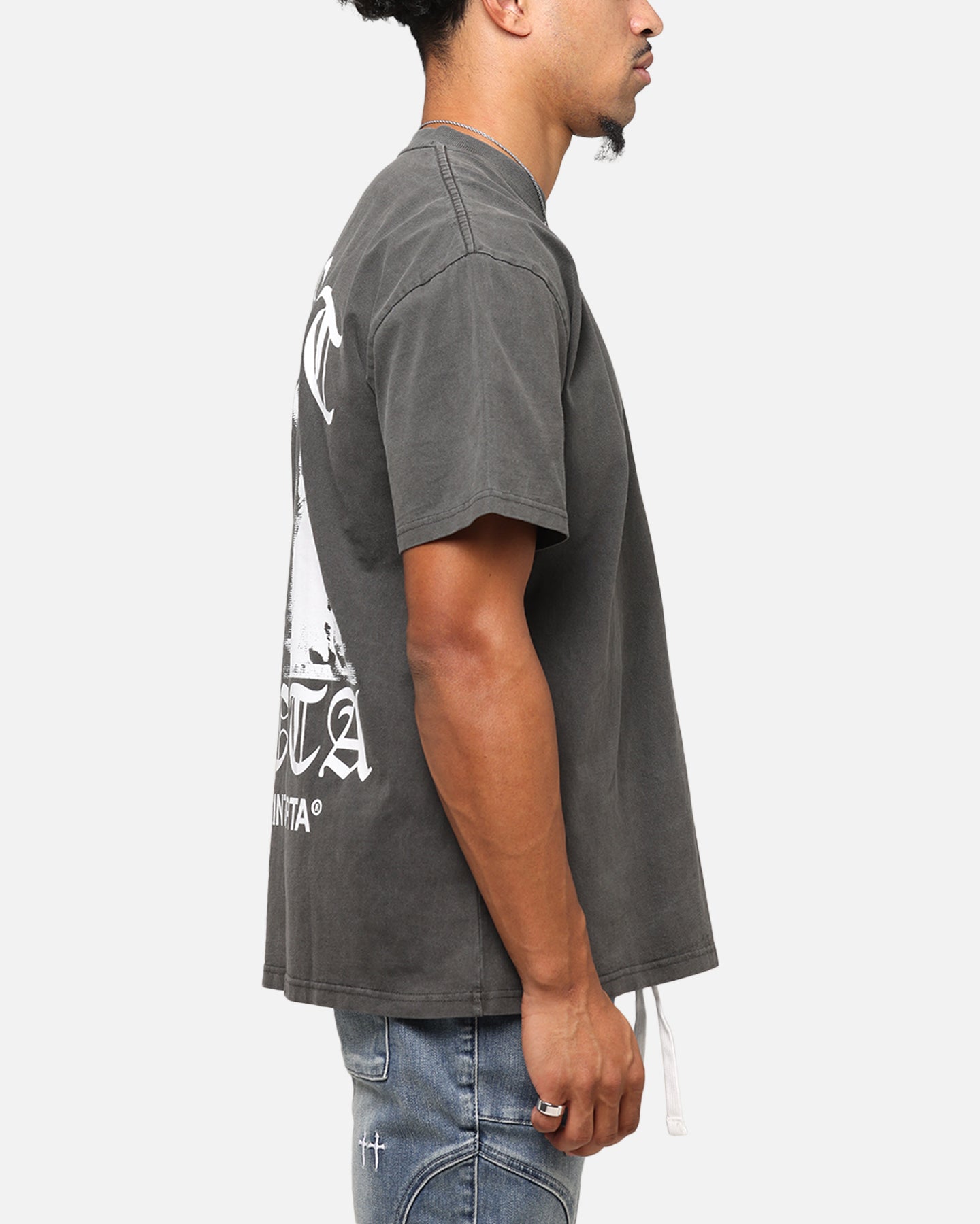 Saint Morta Maiden Boxy T-Shirt Black Wash、mySite、zt4zffjzw