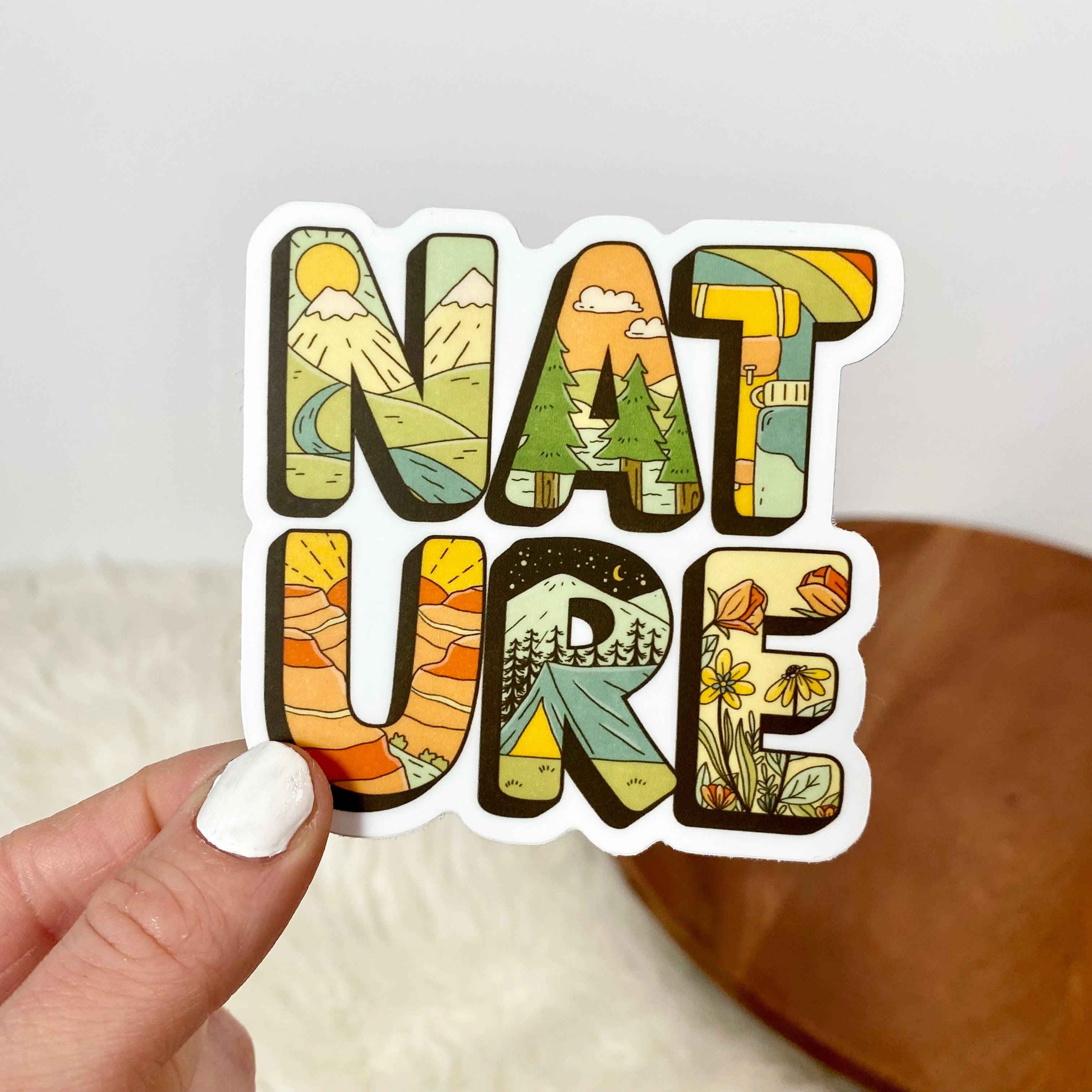  Nature Lettering Sticker、mySite、elrpsem3k