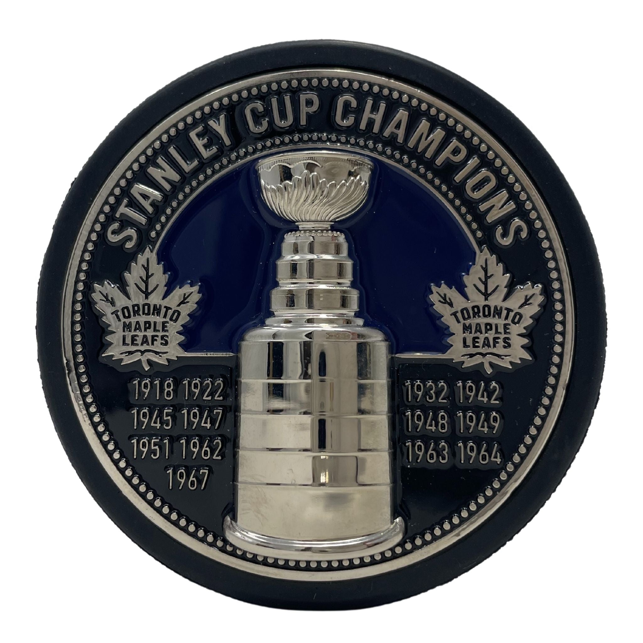 Toronto Maple Leafs Puck | Ultra 3D Stanley Cup Medallion、mySite、neckold