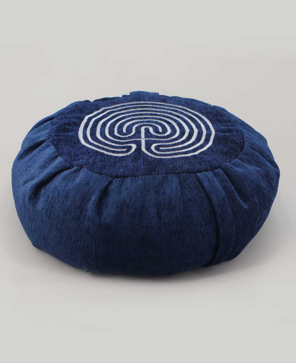 Seven Circles Labyrinth Design Zafu Meditation Cushion、mySite、topwebapps