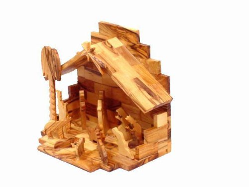  Olive Wood Nativity Set- Hand Made、mySite、elrpsem3k
