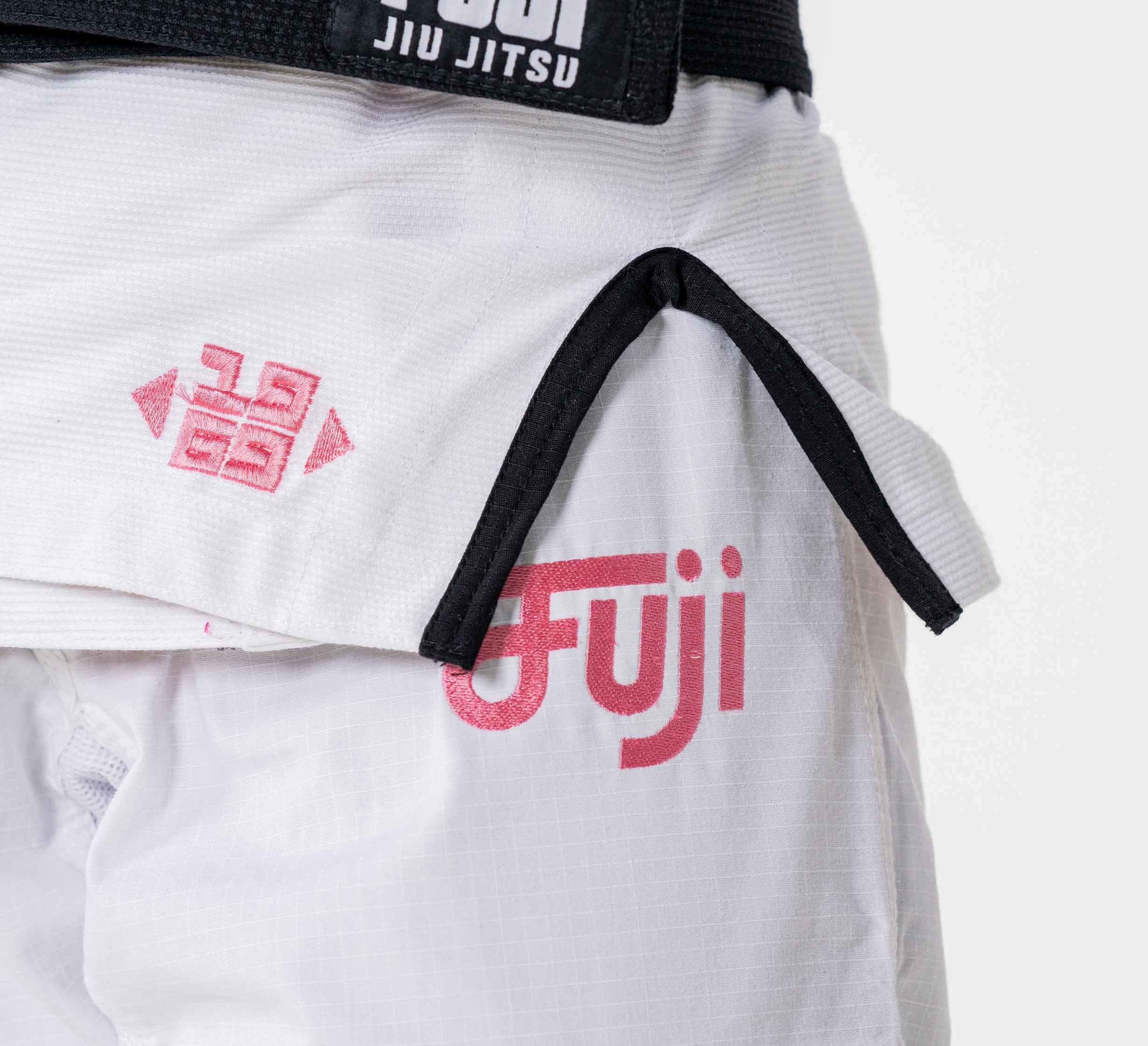 Womens Flow-Tech BJJ Gi White/Pink/Teal、mySite、gigharbornorthrealestate