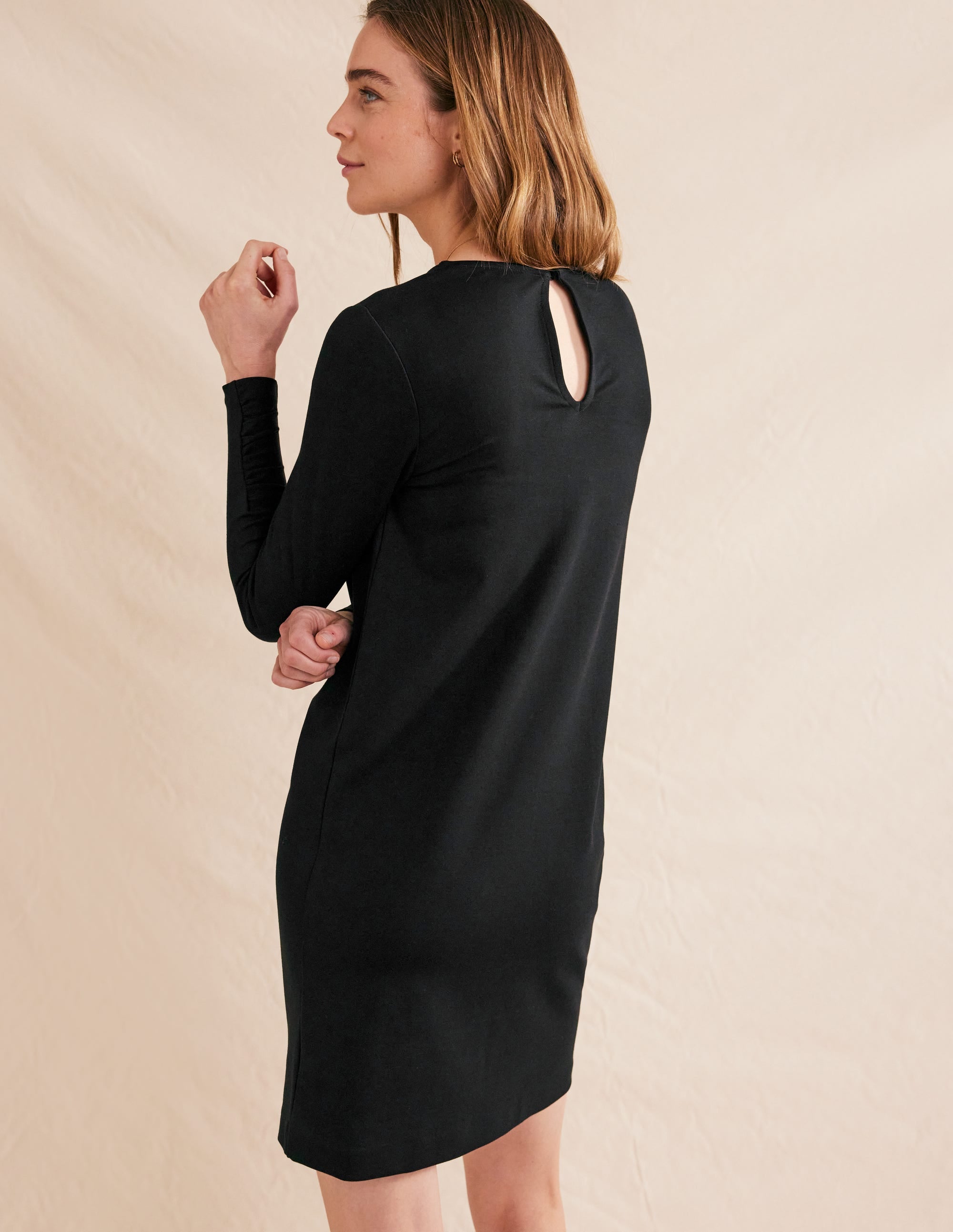  Statement Mini Jersey Dress-Black、mySite、ashleygrahame