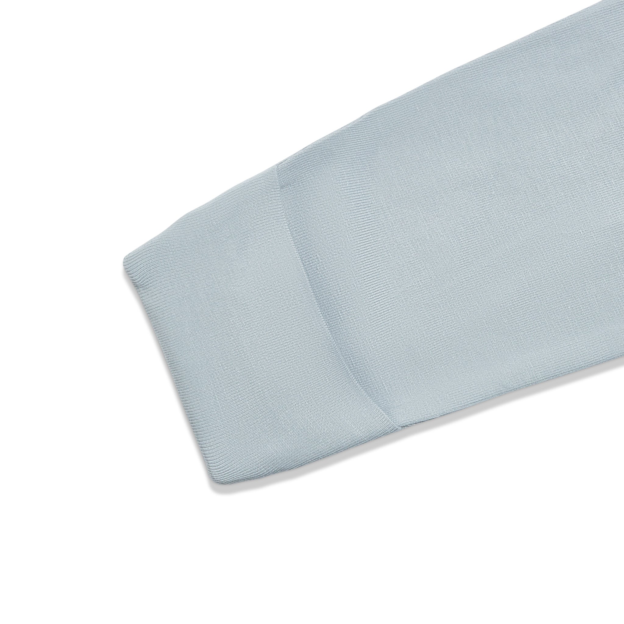 RETIRED - Organic Long Sleeve Zippered Bunsie - Pearl Blue、mySite、g9winljtr