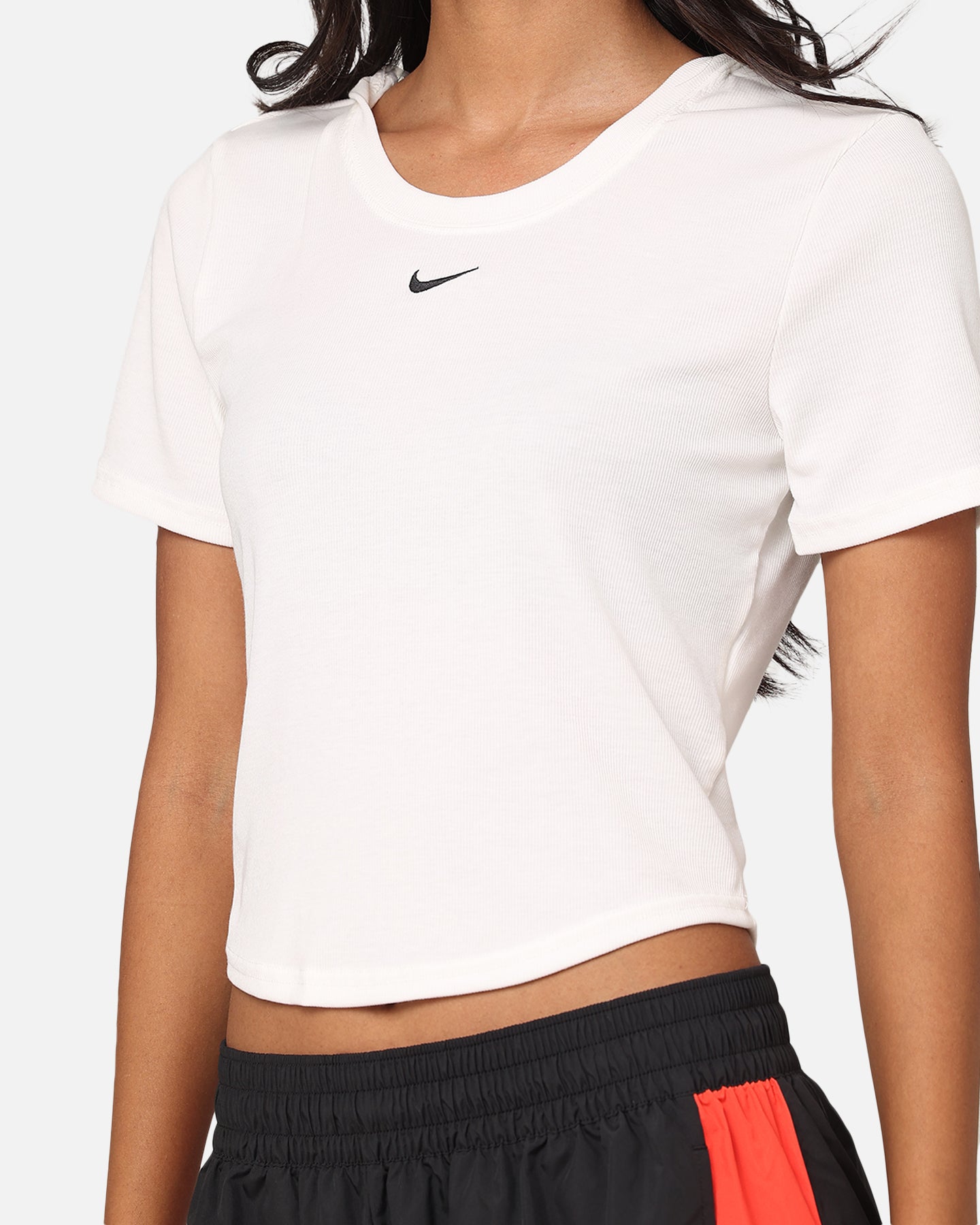 Nike Women's Sportswear Chill Knit T-Shirt Sail/Black、mySite、zt4zffjzw