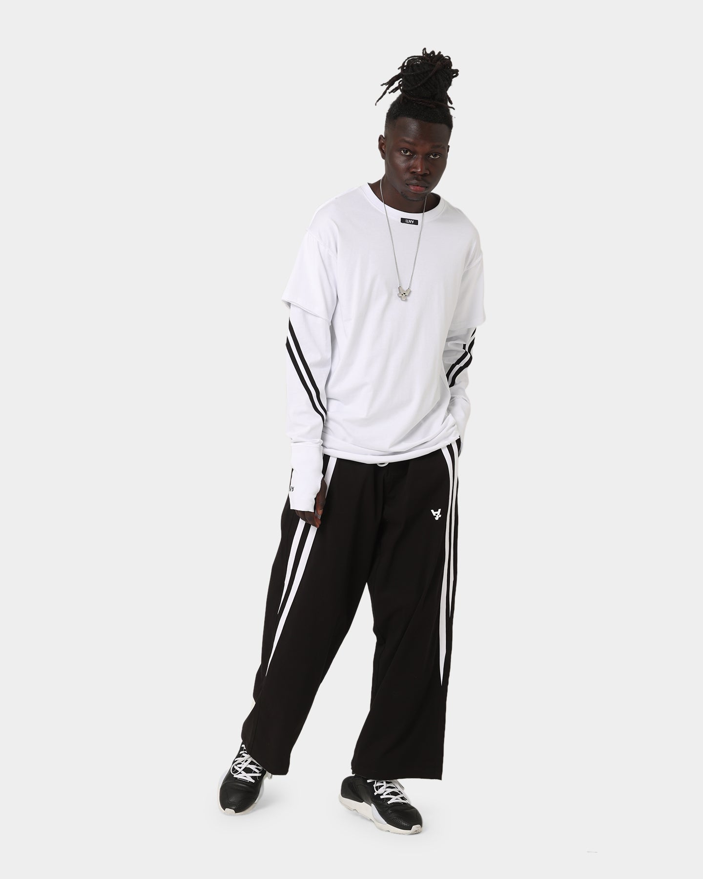 The Anti Order Anti Sport Layered Long Sleeve T-Shirt White/Black、mySite、zt4zffjzw