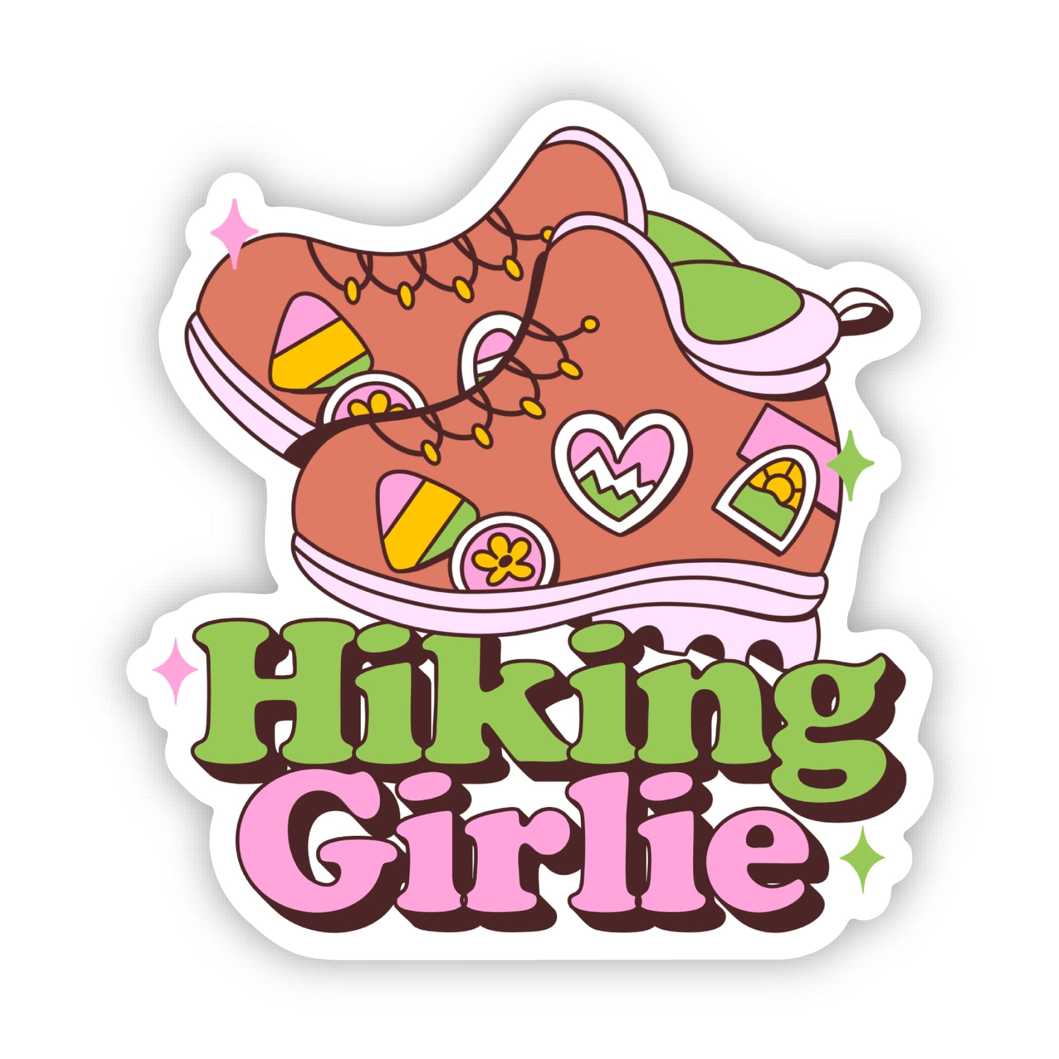  Hiking Girlie Sticker、mySite、ghnorth