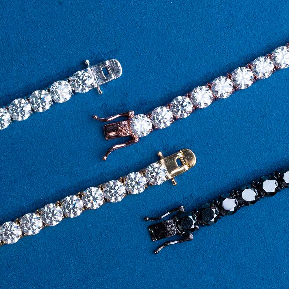 Moissanite Tennis Bracelet 14K Gold (ALL SIZES)、mySite、hinf8tx79
