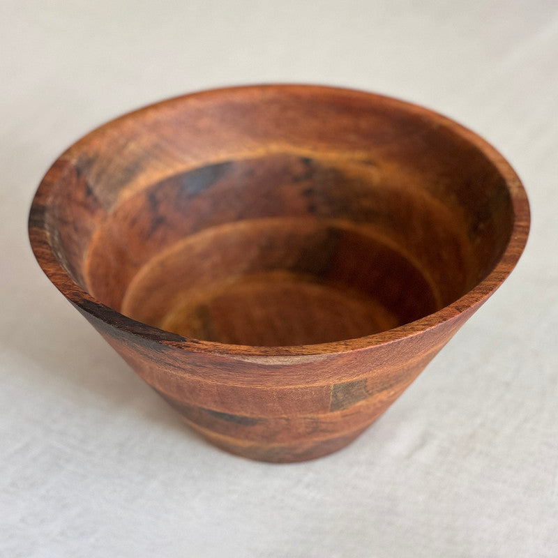Wooden Salad Bowl | Large Mango Wood Fruit / Salad Bowl | Brown、mySite、camillekostekn
