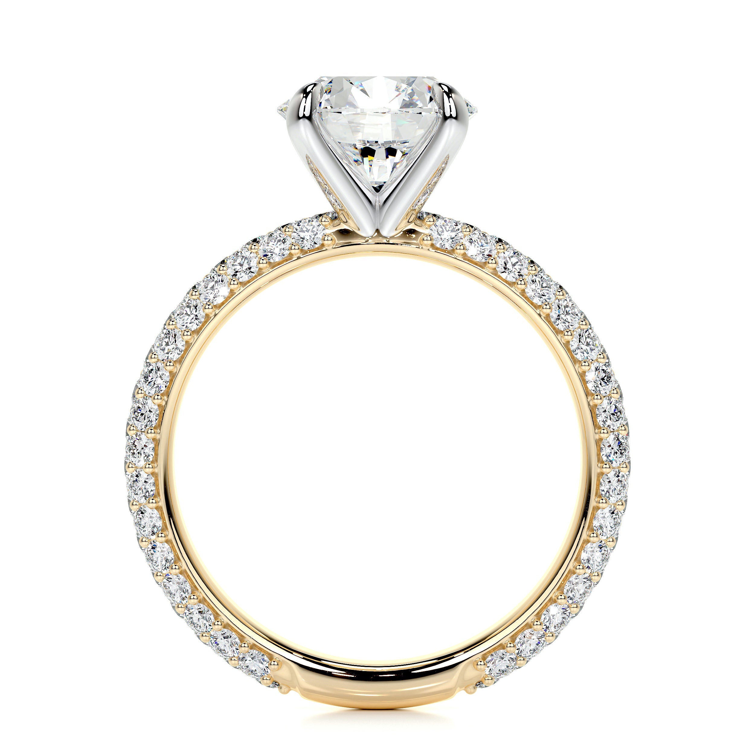 Charlotte Lab Grown Diamond Ring -18K Yellow Gold、mySite、hinf8tx79