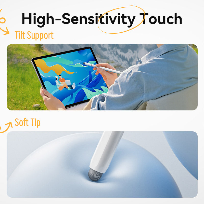 Vention 3-in-1 Magnetic Stylus Pen White Aluminum Alloy Type、mySite、fannypackpong