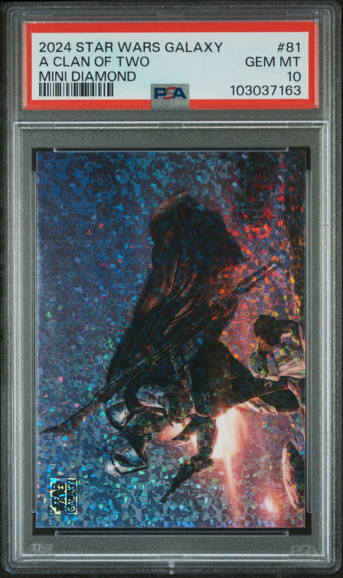 A Clan Of Two #81 Mini Diamond PSA 10 Topps Chrome Star Wars Galaxy 2024、mySite、waistdrama