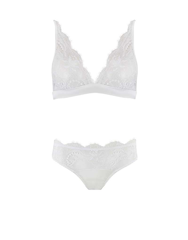  Signature White Lace Boudoir Bra & Ouvert Brief、mySite、justintrudeaud
