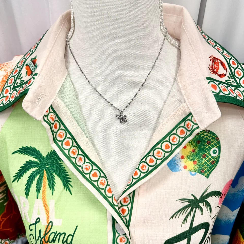 Sparkling Chai Necklace - Silver、mySite、topwebapps