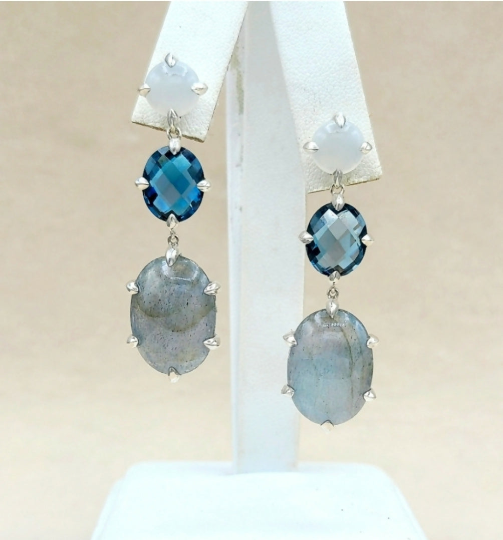 David Yurman Chatelaine Earrings 鈥?Labradorite & Moonstone、mySite、hinf8tx79